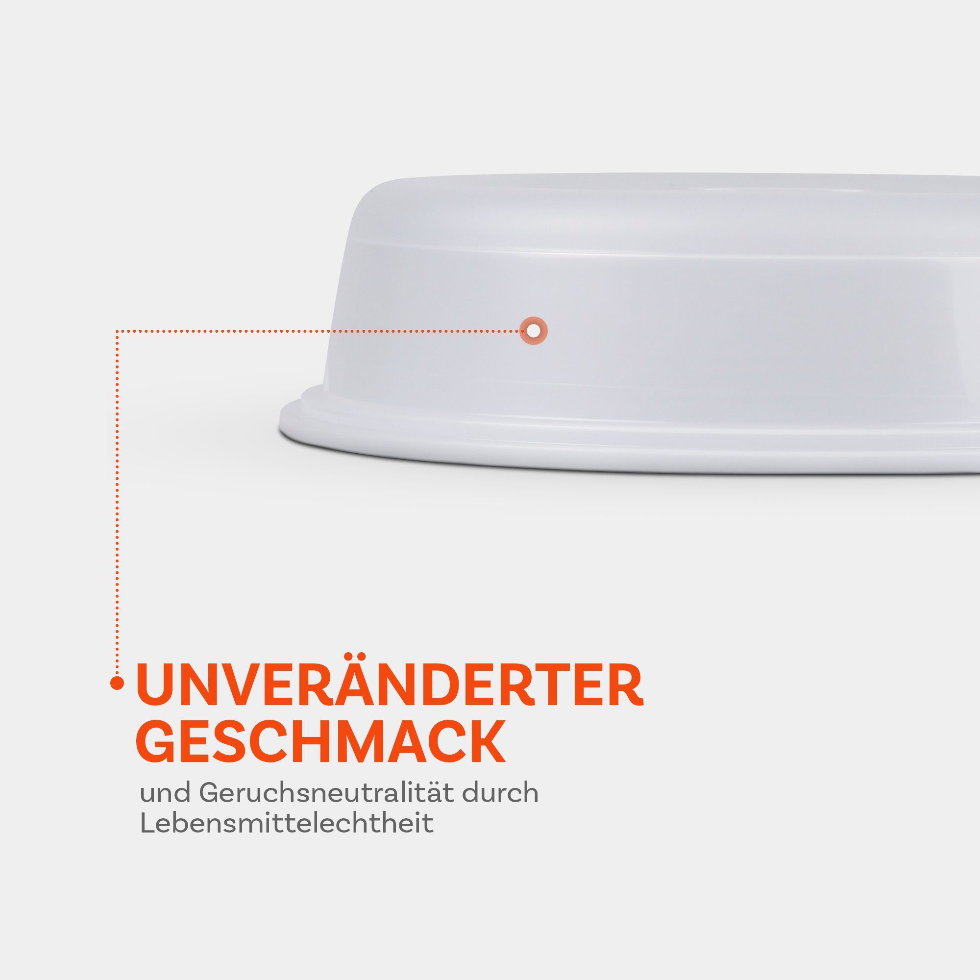 Pro Home Mikrowellenbehälter Geschirhülle Ø26cm x 7cm, Kunststoff, (1-tlg), Mikrowellenabdeckung Mikrowellenhaube Spritzschutz Deckel