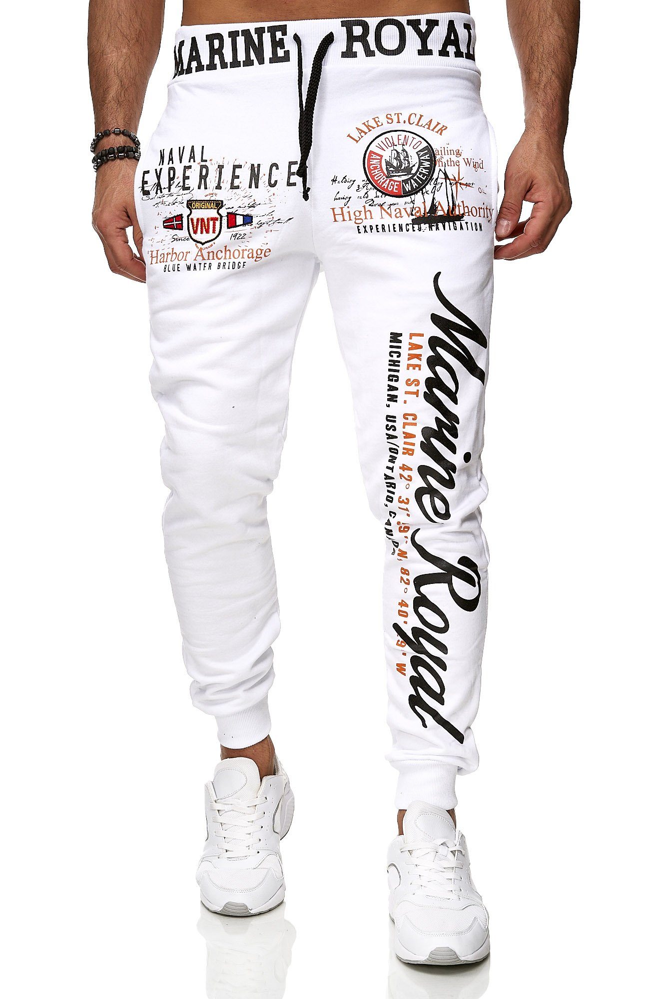 L.gonline Jogginghose Herren JoggingHOSE lang, Trainingshose Baumwolle, Spo günstig online kaufen