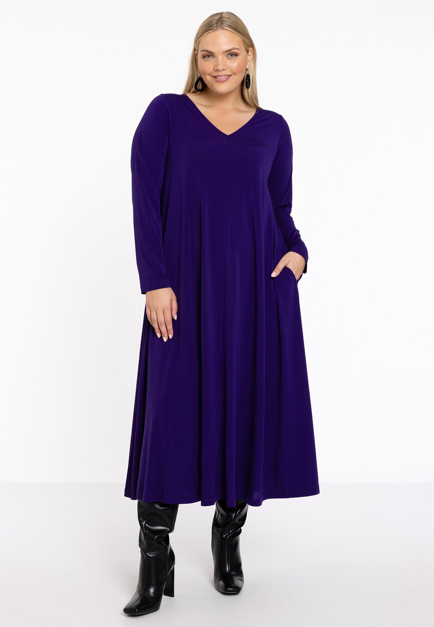 YOEK A-Linien-Kleid Damen Kleid Große Größen günstig online kaufen