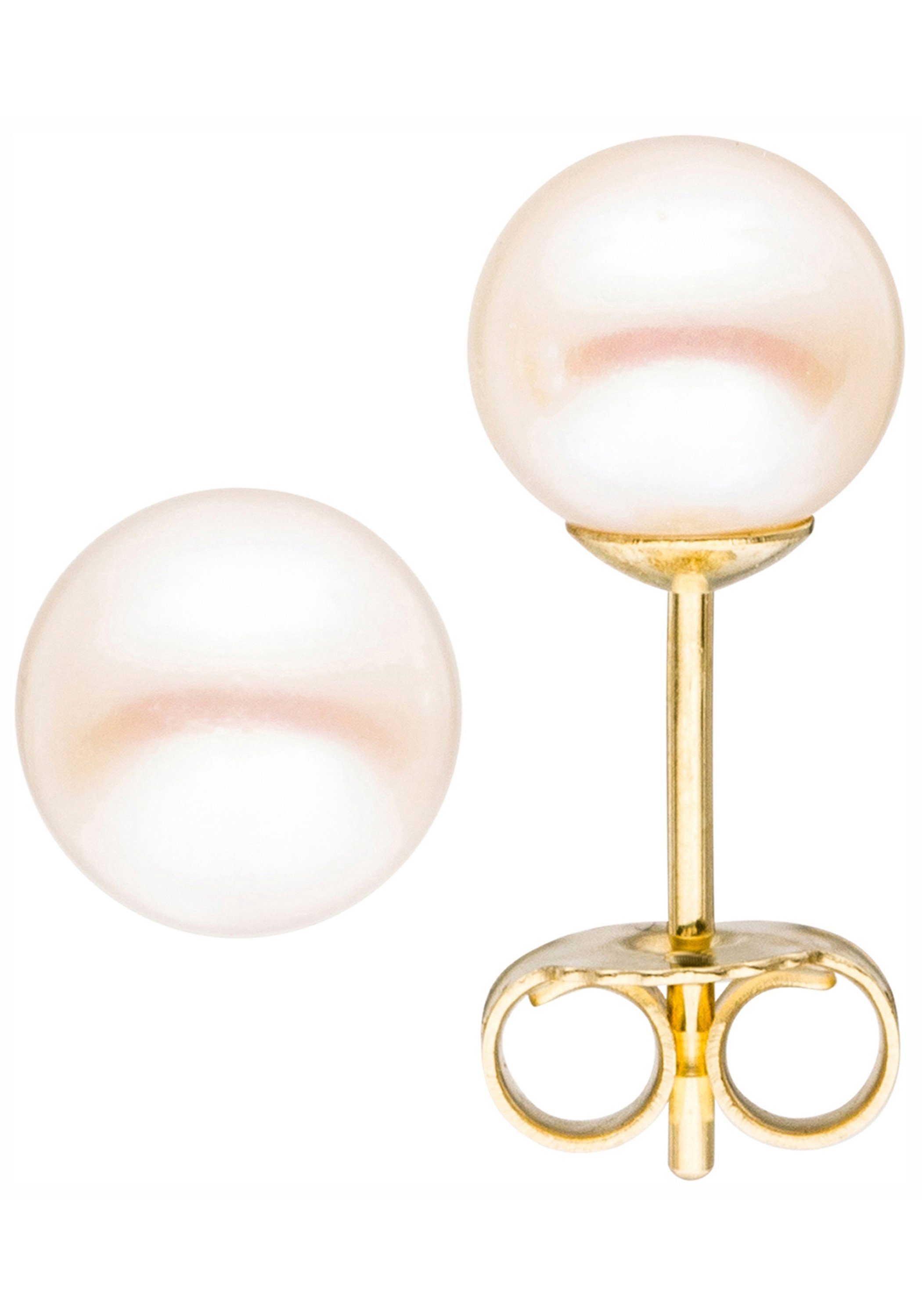 JOBO Paar Ohrstecker, 333 Gold mit Süß...