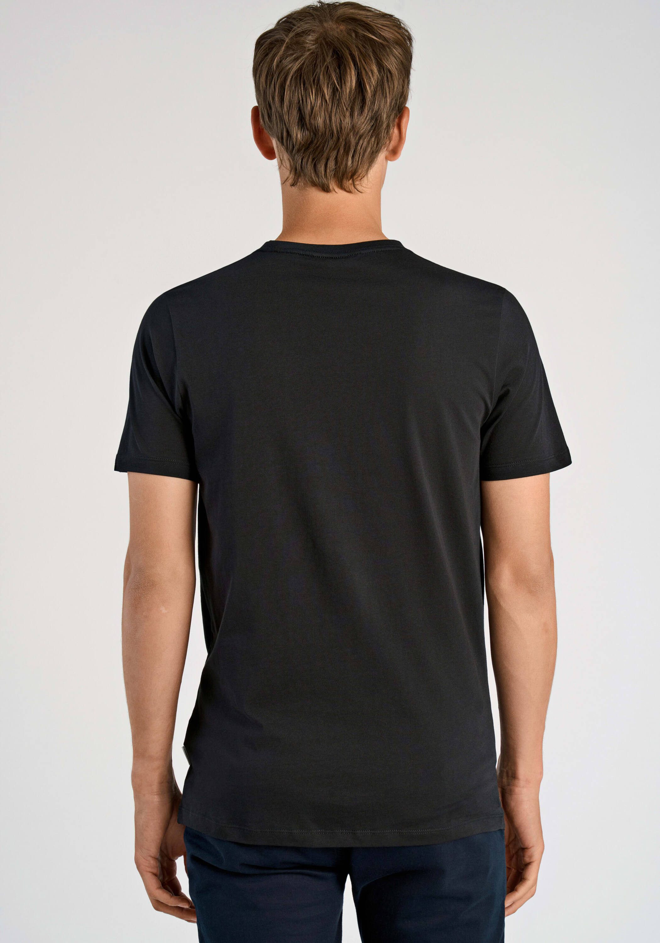 LINDBERGH Kurzarmshirt T-Shirt (Kurzarm) Relaxed Fit