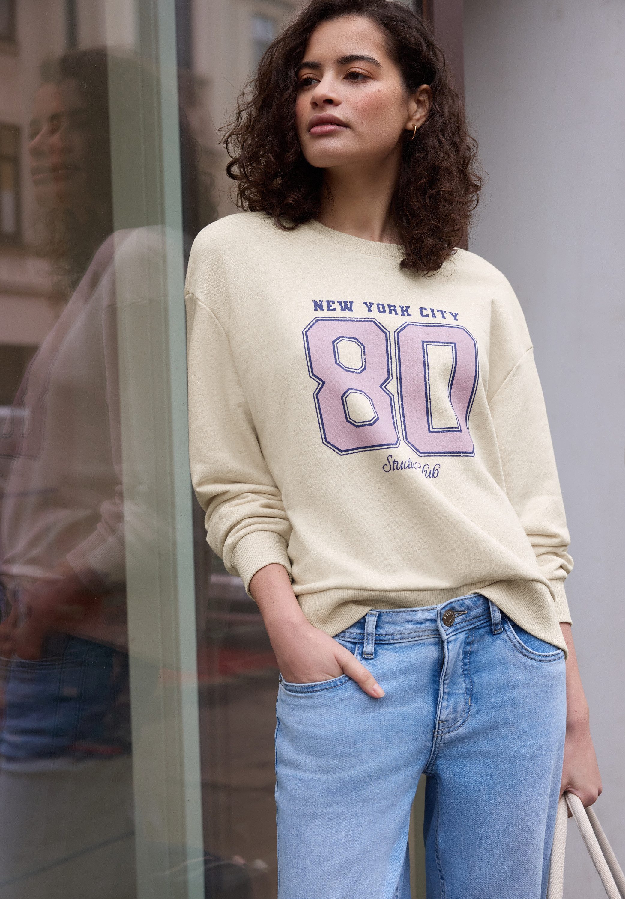STREET ONE STUDIO Sweatshirt Rundhalsausschnitt