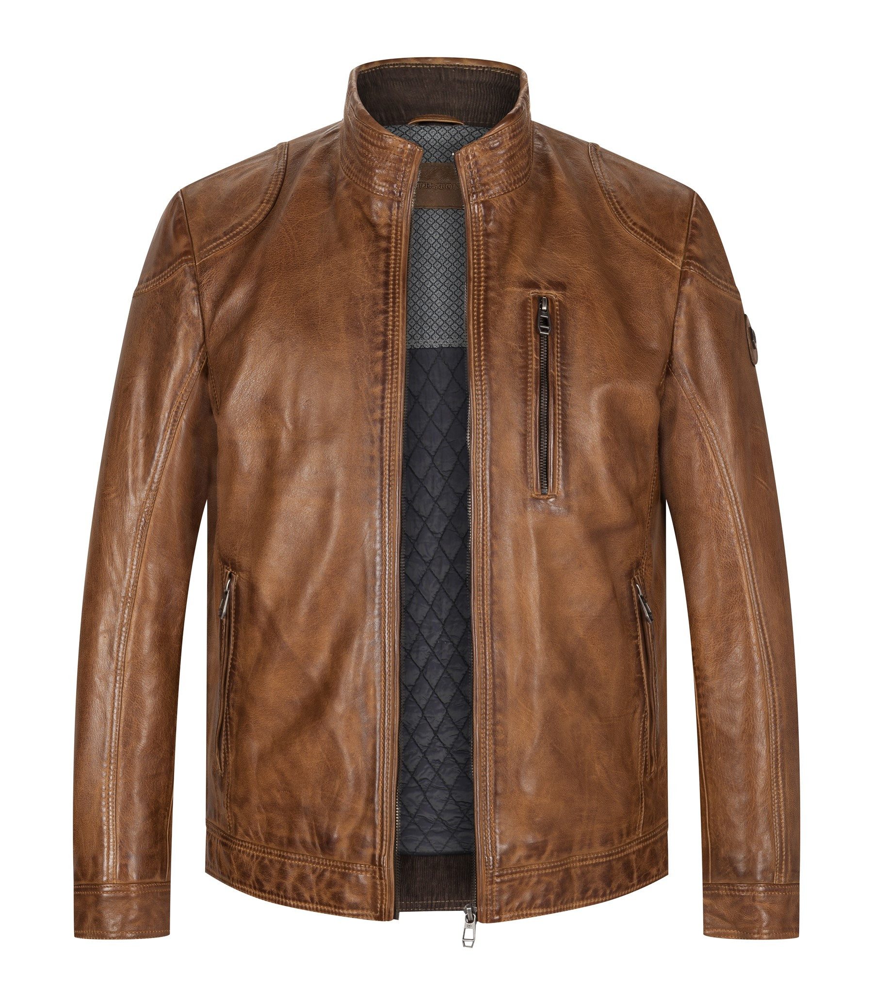 Milestone Lederjacke MSPepino leicht gefüttert mit günstig online kaufen