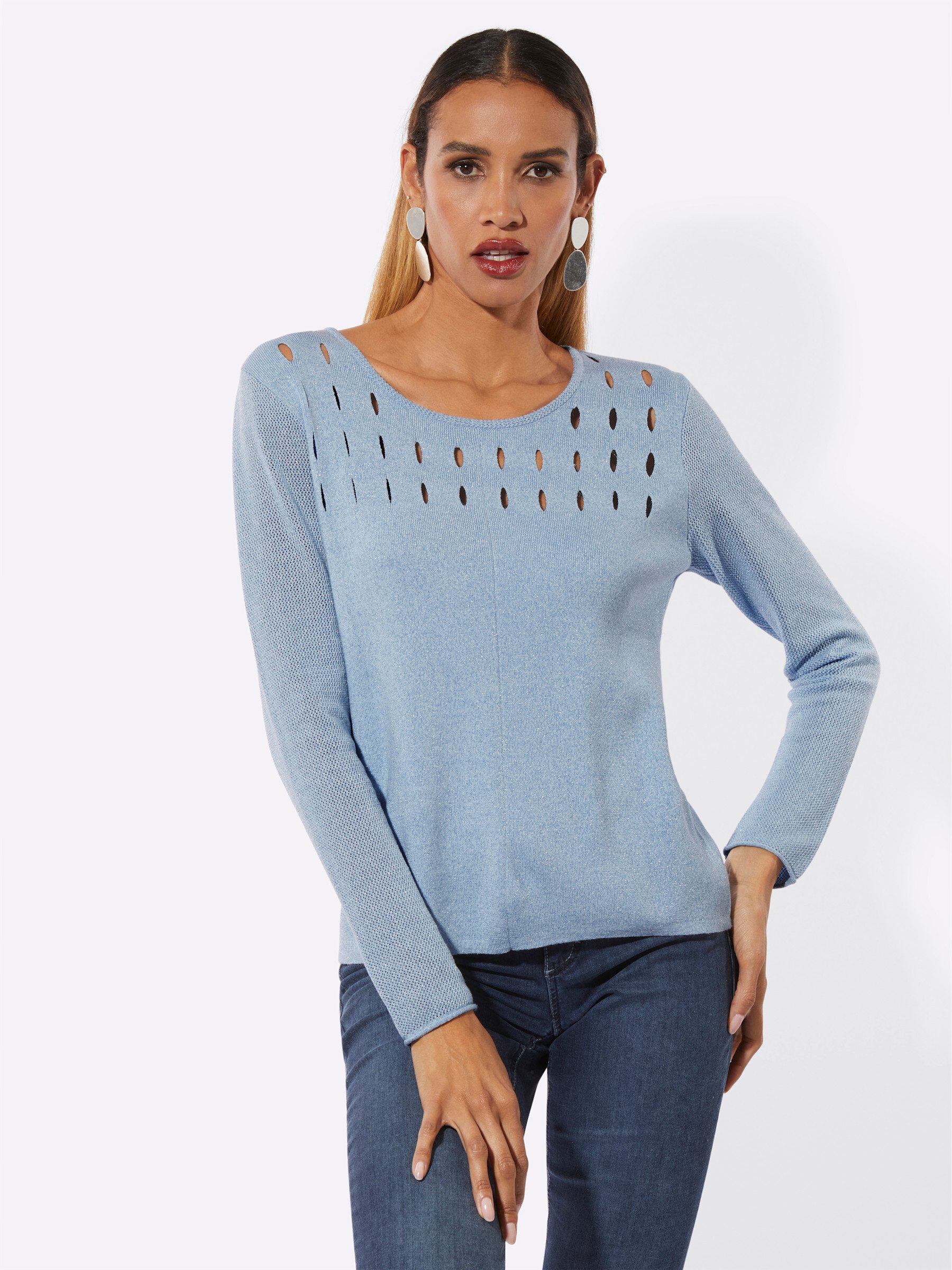 creation L Strickpullover Langarm-Pullover günstig online kaufen