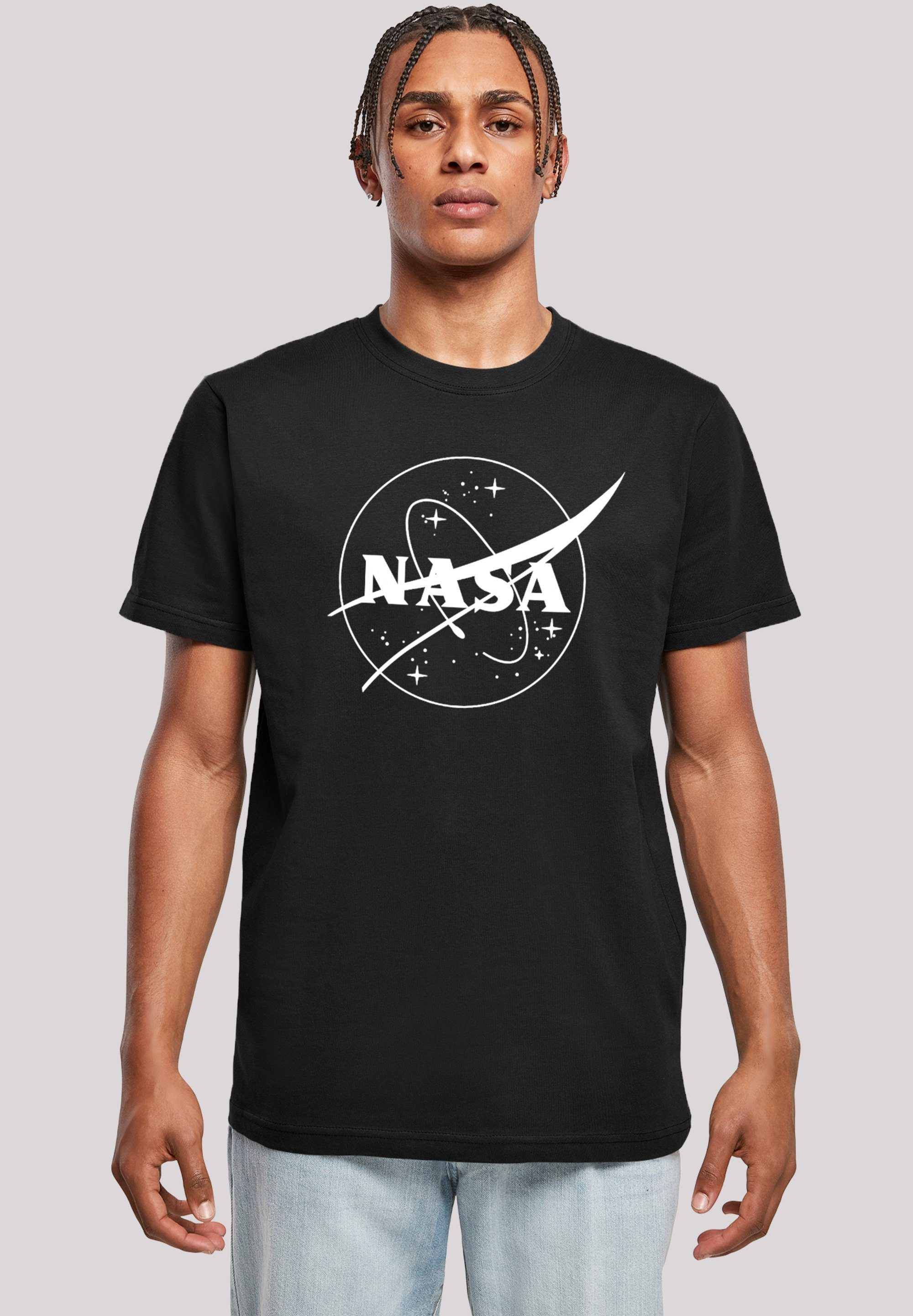 Herren Shirts F4NT4STIC T-Shirt NASA Classic Insignia Logo Monochrome