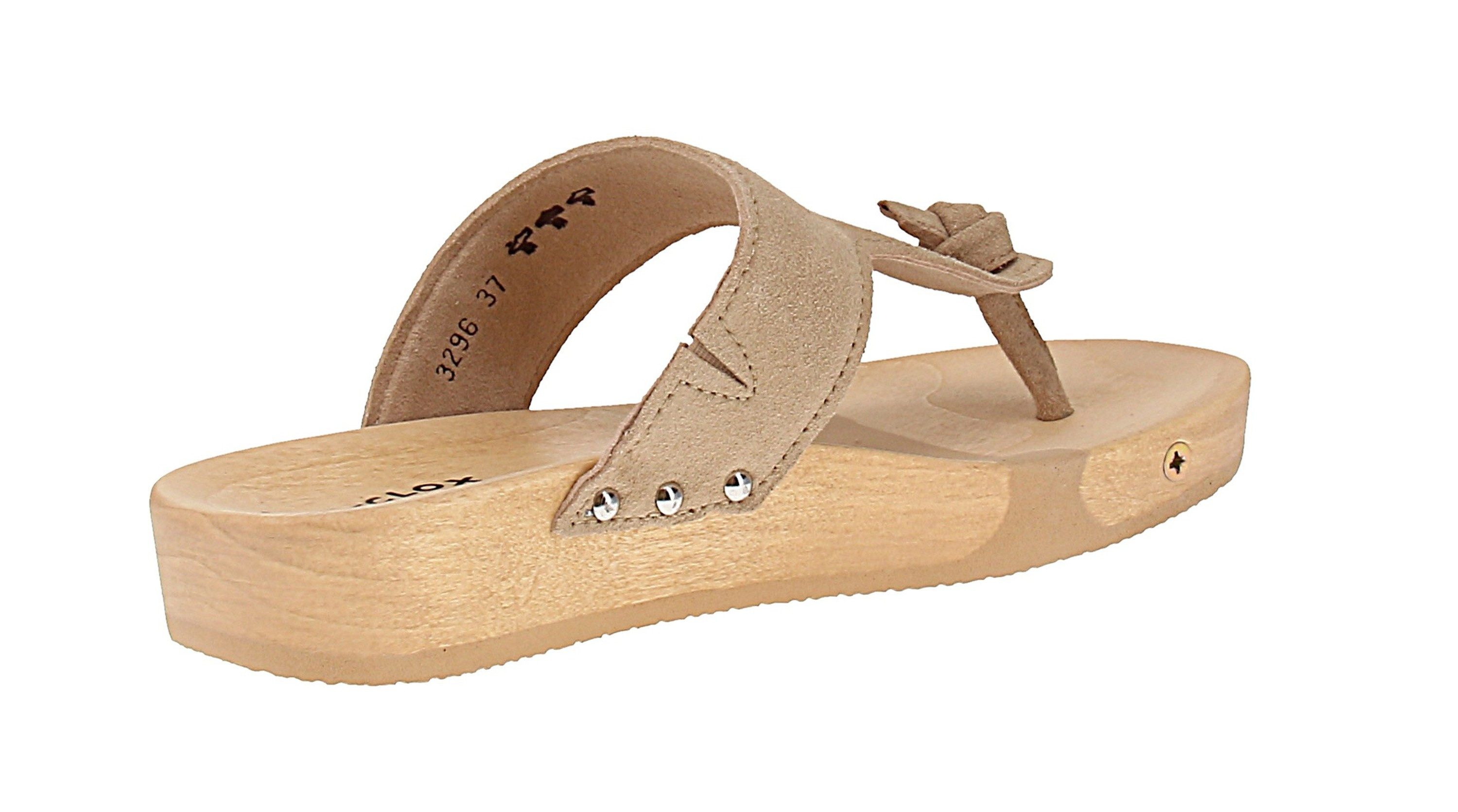 Softclox Softclox S3296 Lola Kaschmir - Damen Pantolette - 34-Taupe Sandale