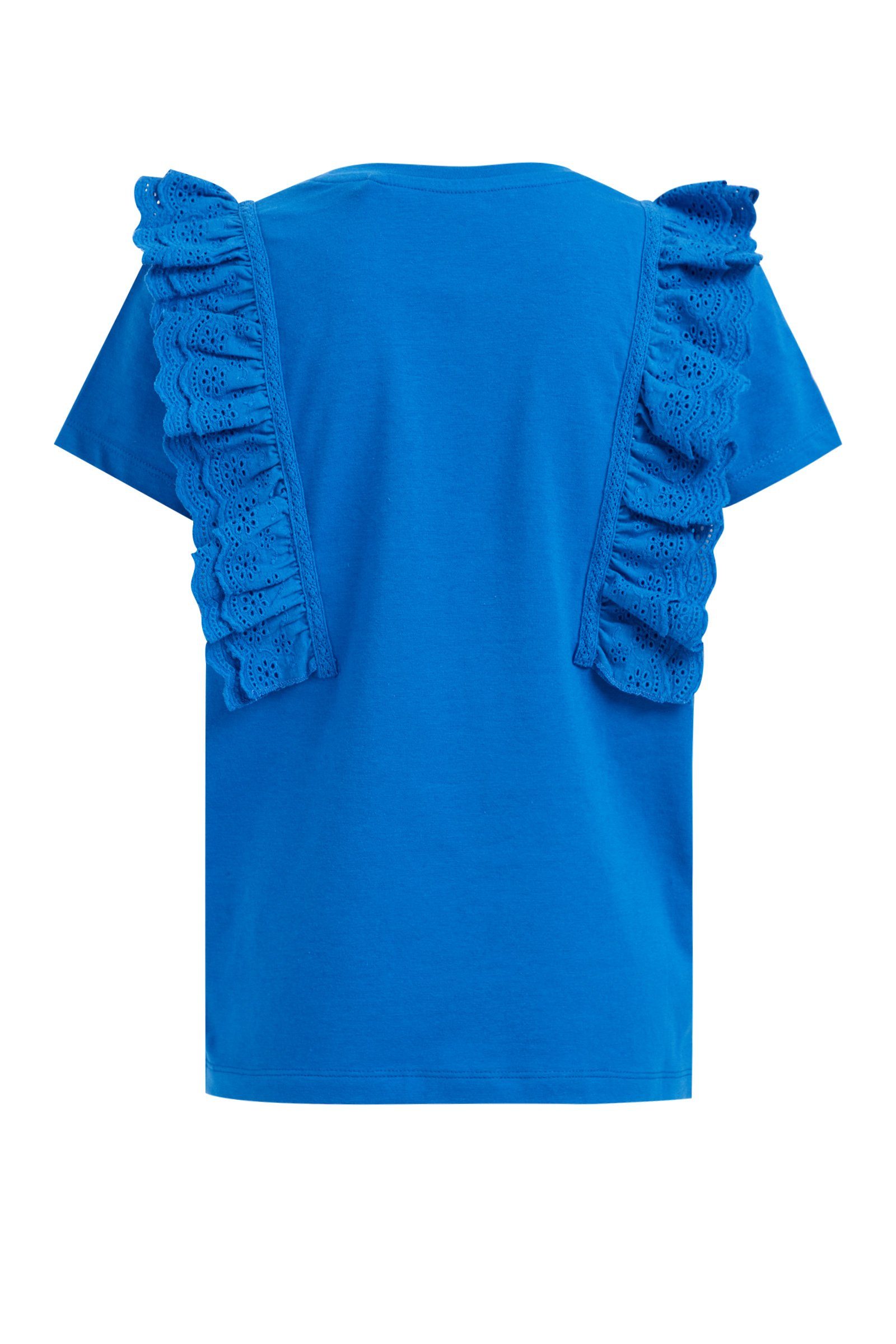 WE Fashion (1-tlg) T-Shirt Kobaltblau