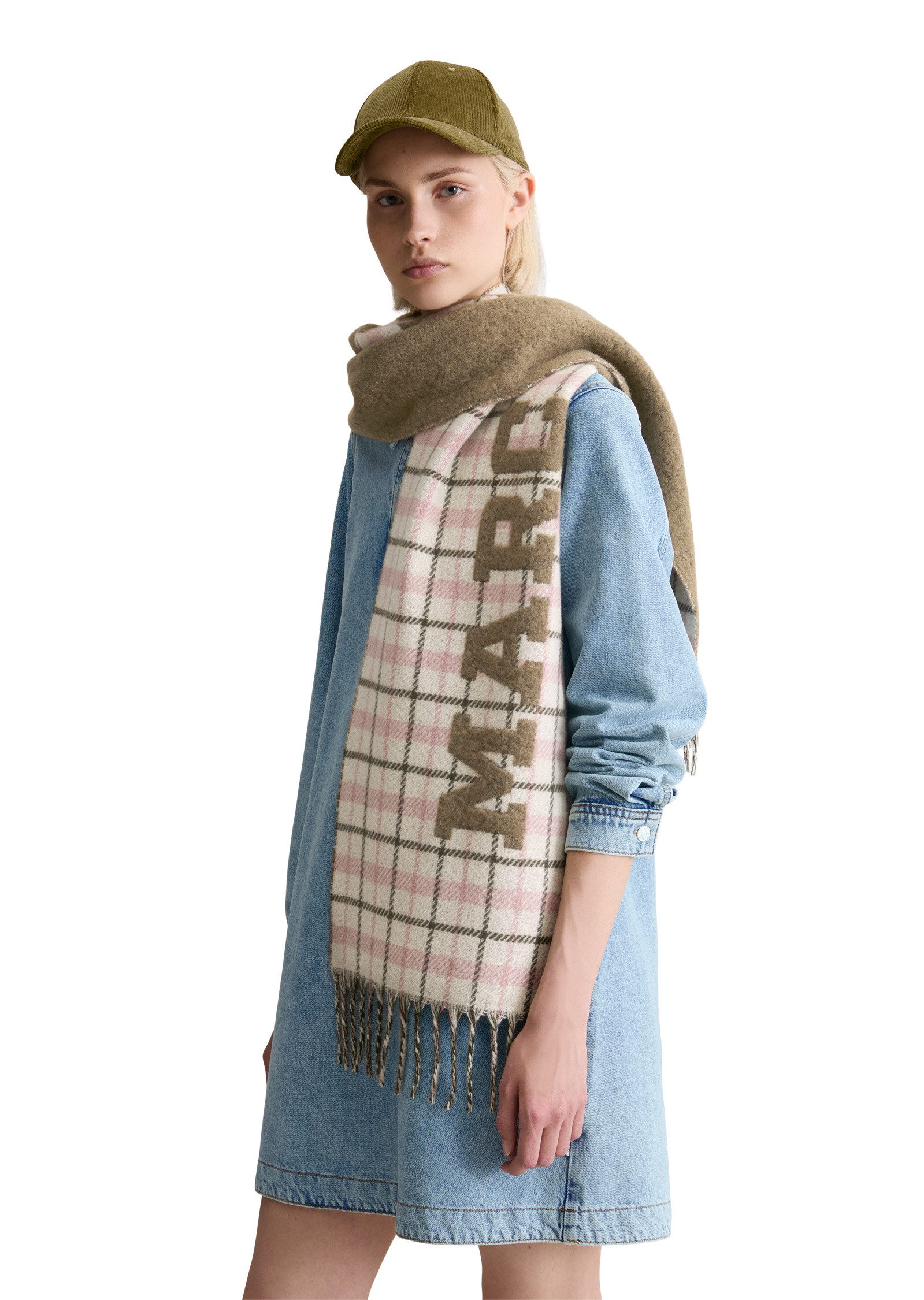 Marc O'Polo DENIM Loop aus weichem Schurwolle-Alpakawolle-Mix