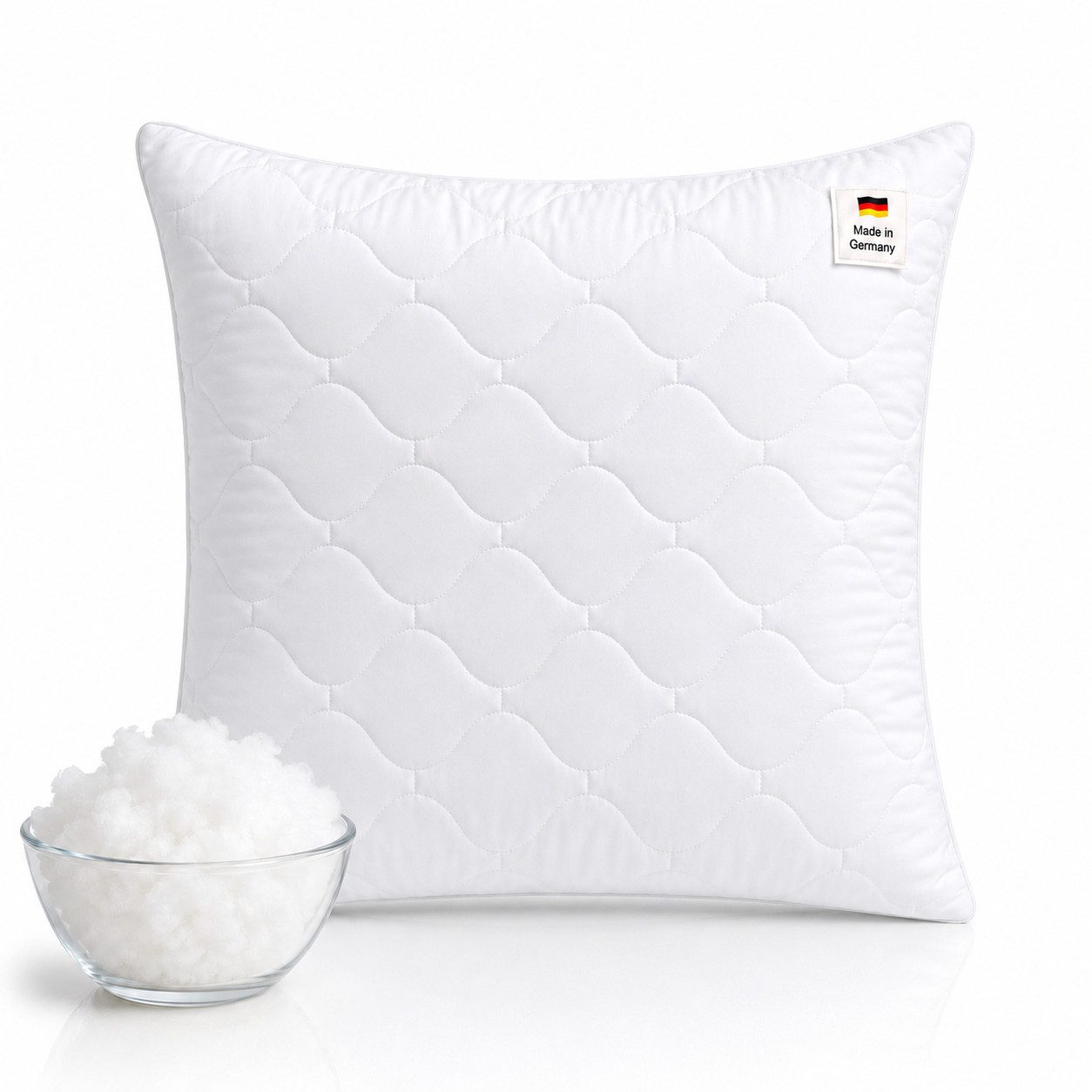 Microfaserkissen Kopfkissen Schlafkissen Premium Hotelqualität, Made in Germany