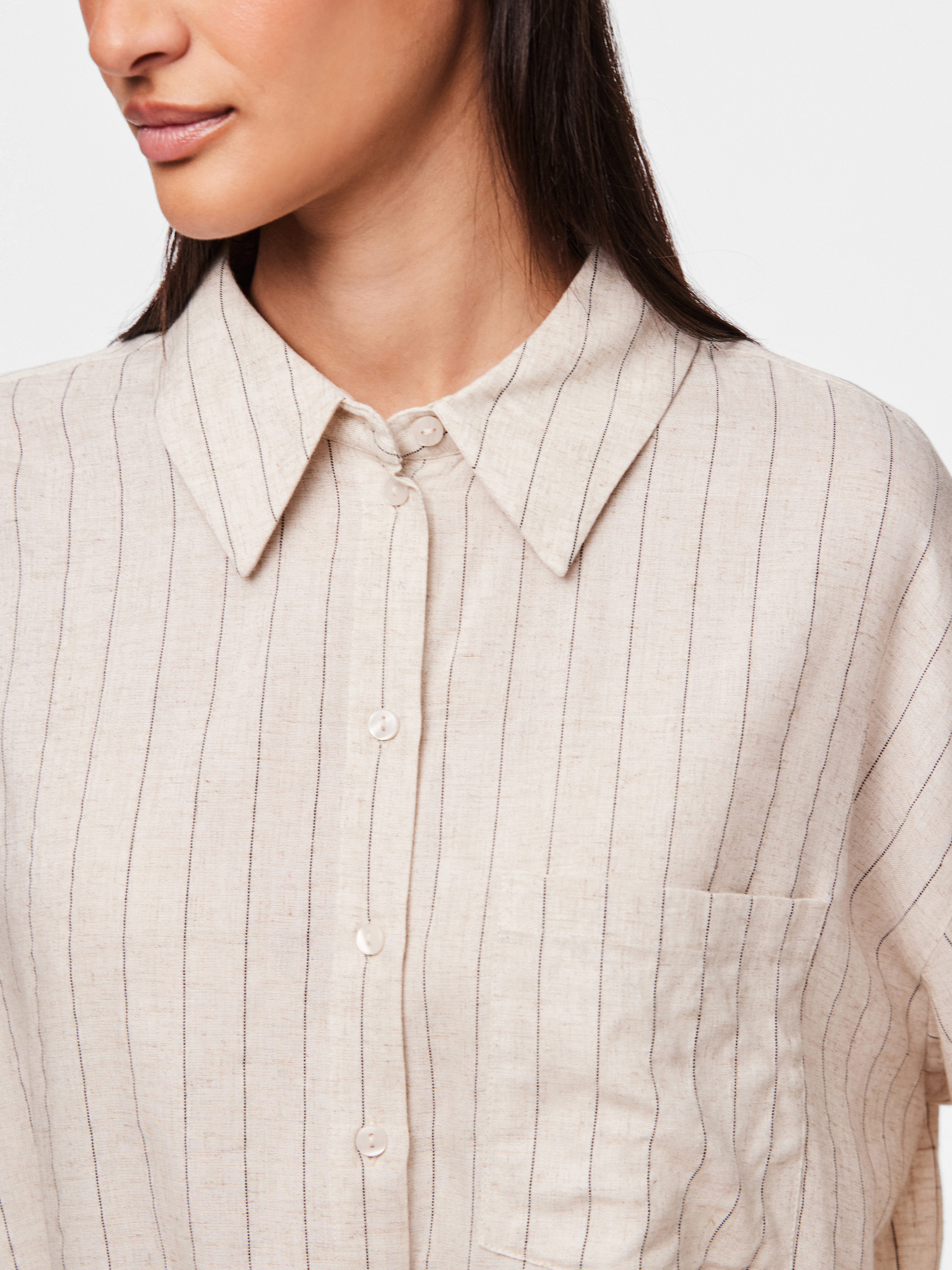 pieces Hemdbluse PCPIA LS LOOSE SHIRT günstig online kaufen