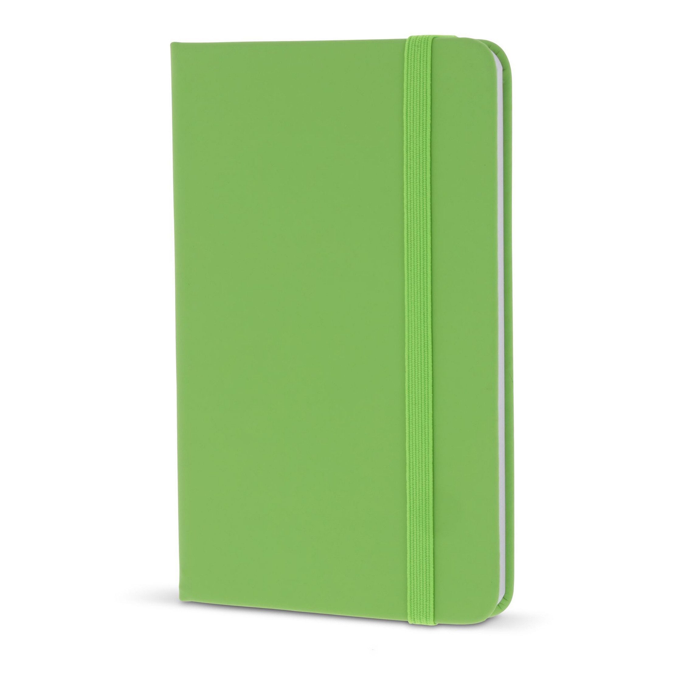 TOPPOINT Kugelschreiber Notizbuch / DIN A6 / 192 S. / liniert / PU Hardcover / Farbe: hellgrün