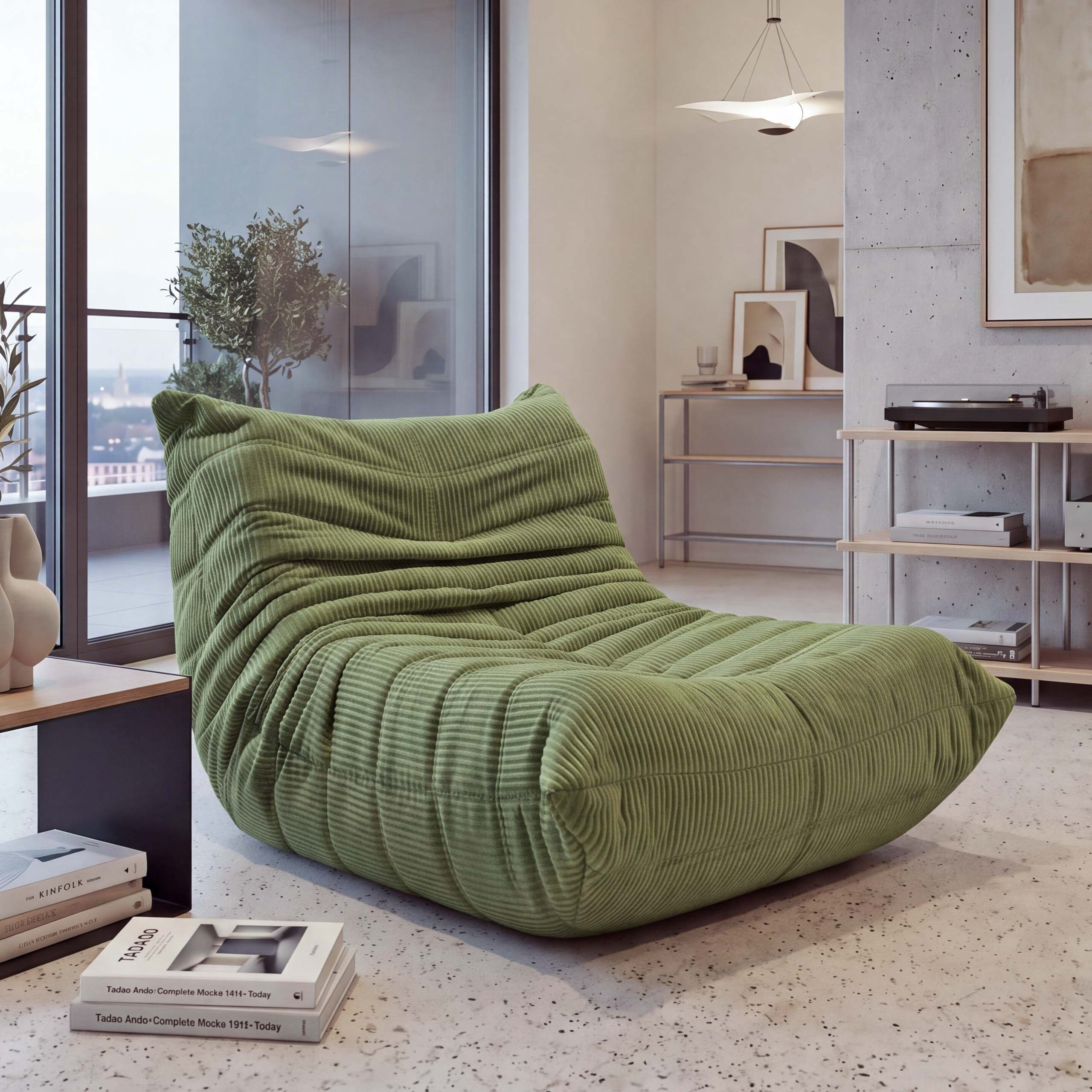 MCW Loungesessel MCW-R34-S, Relaxsessel mit breiter Sitzfläche und anschmiegsamer Formgebung