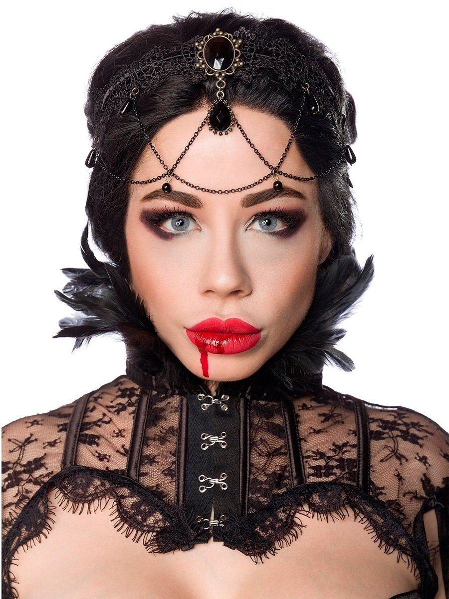 Metamorph Vampir-Kostüm Vampire Queen - Horror Halloween Kostüm Damen, Düster-romantisches Vampirkostüm für die Kreaturen der Nacht