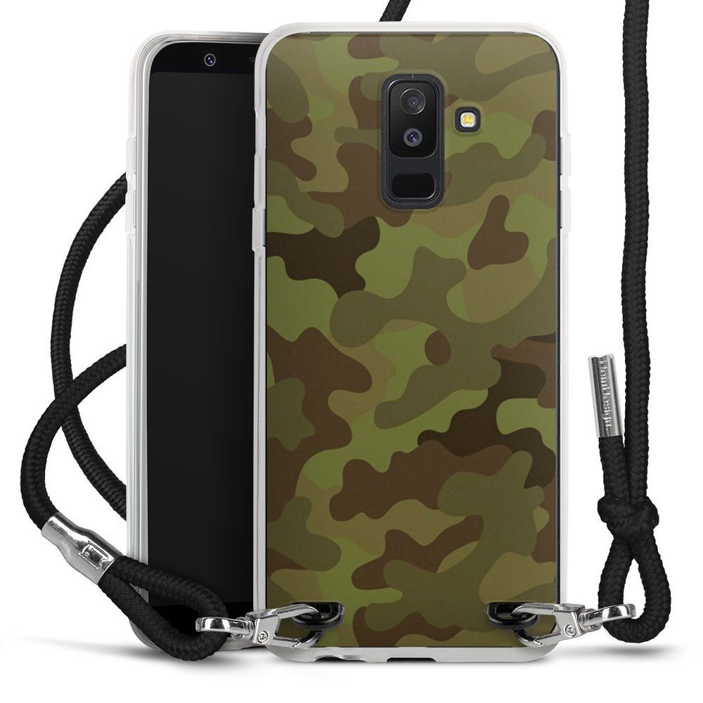 DeinDesign Handyhülle »Military Denim Camo« Samsung Galaxy A6 Plus (2018),  Handykette, Hülle mit Band, Case zum Umhängen, Cover mit Kette Camouflage  Tarnmuster Black & Bold online kaufen | OTTO