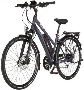 FISCHER Fahrrad E-Bike VIATOR ETD 2222 557, 24 Gang Shimano Altus Schaltwerk, Kettenschaltung, Heckmotor, 557 Wh Akku