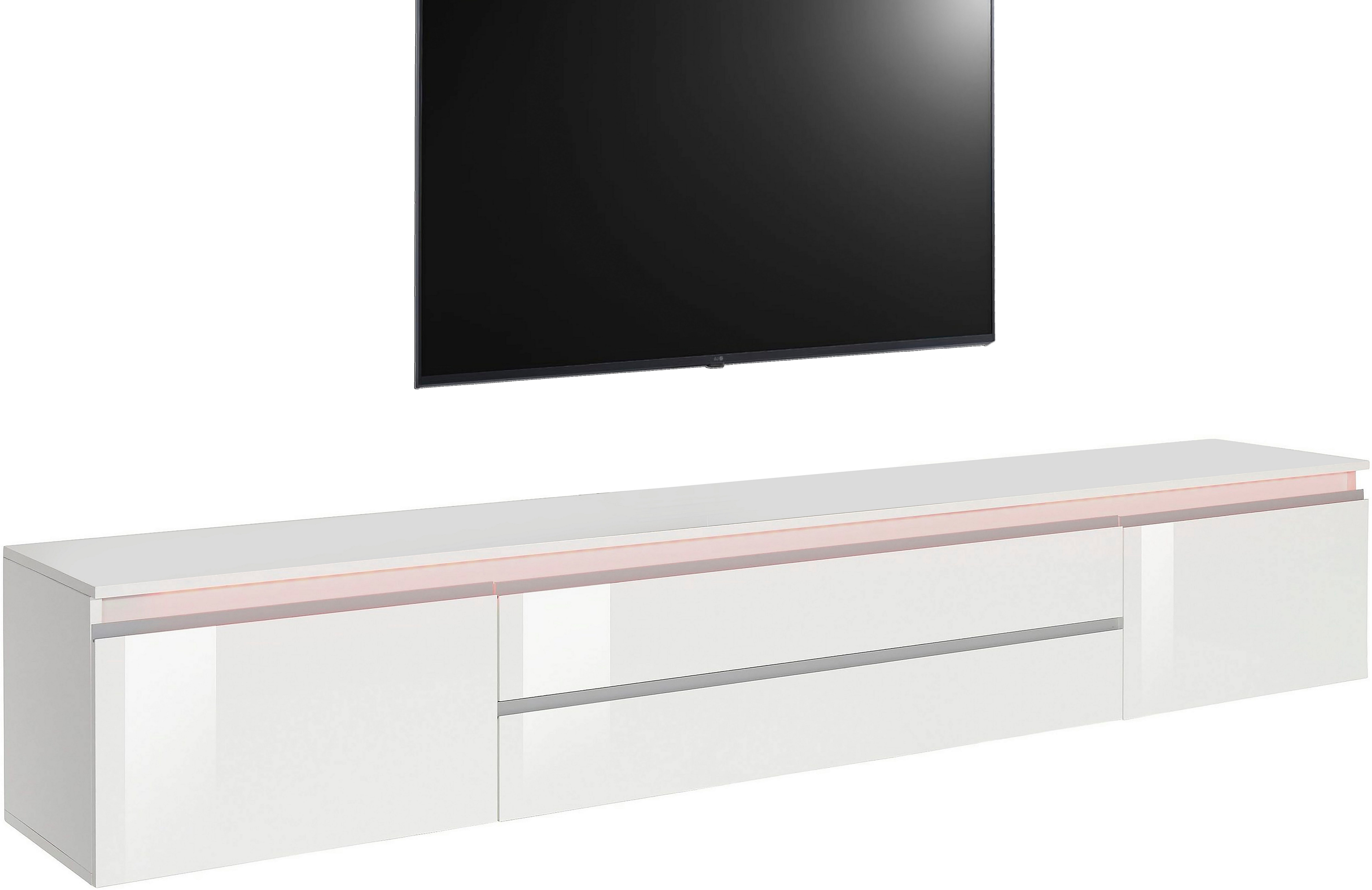 INOSIGN Lowboard Magic,Lowboard,TV-Kommode,TV-Möbel,TV-Bank, Hochglanzlacki günstig online kaufen