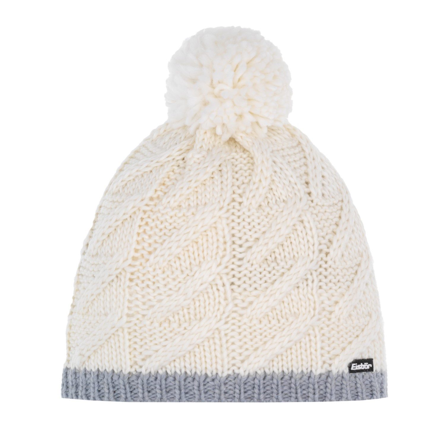 Strickmütze Asteria Bommelmütze aus 50% Merinowolle