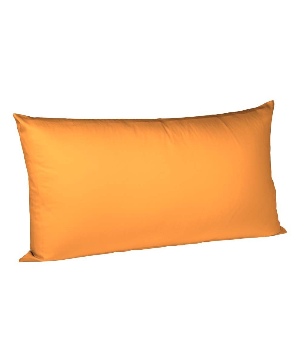 fleuresse Kissenbezüge 2 Stück Fleuresse Mako-Satin Kissenbezüge 40x60 cm uni mit RV DP, (2 Stück)