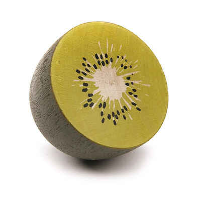 Erzi® Spiellebensmittel, Kiwi, halb, Spielzeug-Kiwi, Holz-Kiwi, Kaufladenzubehör