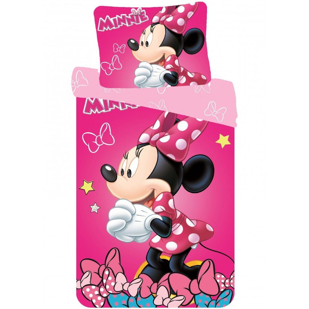 Bettwäsche Minnie Maus Bettwäsche - weiche Baumwolle - Kissen und Decke