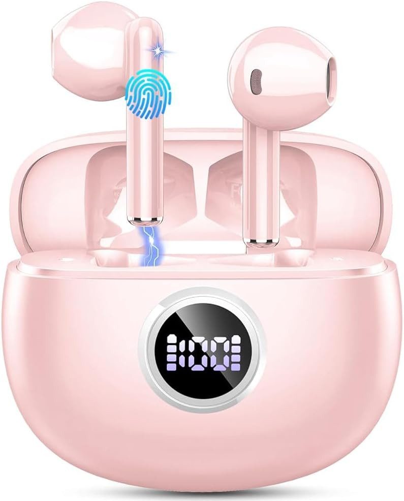 Bluetooth 5.4 Kopfhörer mit ENC & 56H Akku In-Ear-Kopfhörer