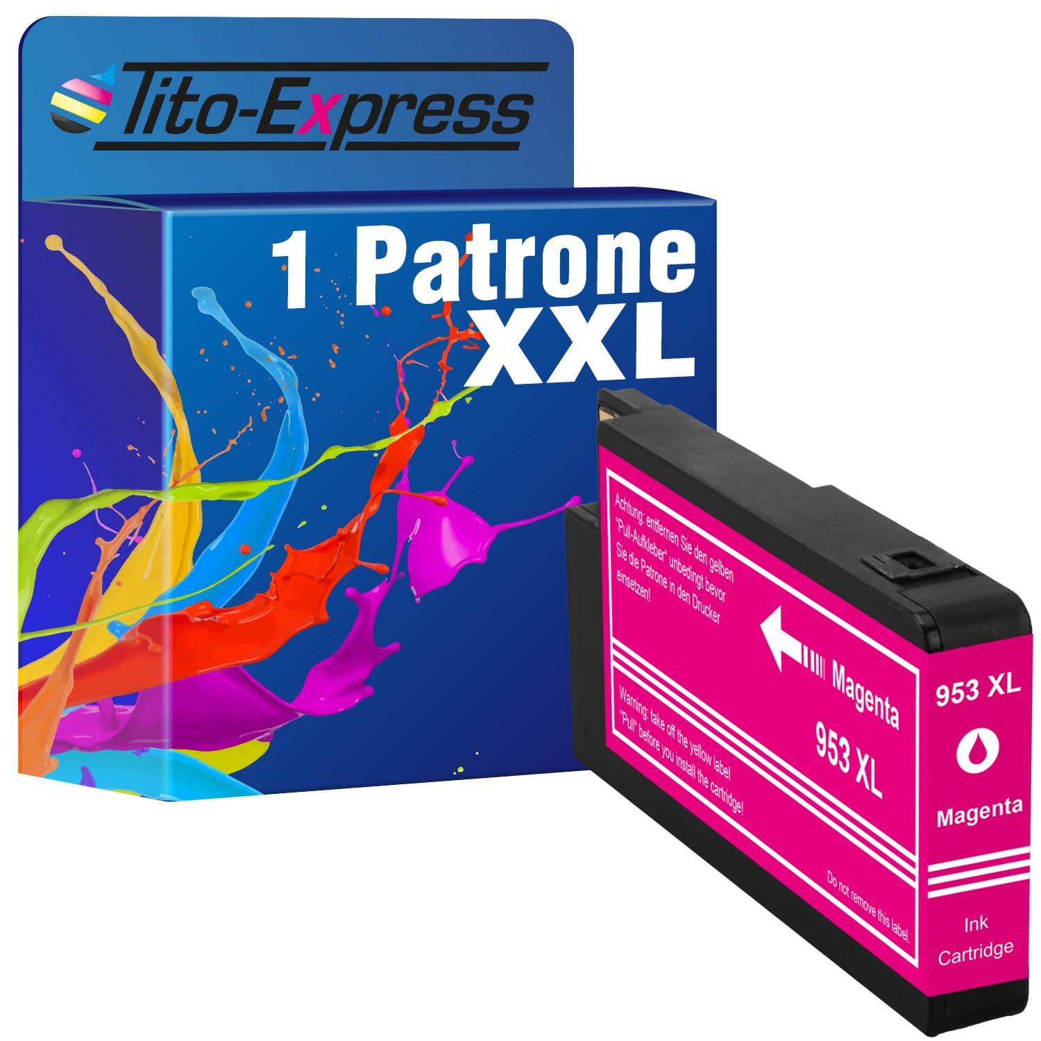 Tito-Express ersetzt HP 953 XL 953XL Magenta Tintenpatrone (für Officejet Pro 8710 8715 8740 8720 8718 7730 8728 8719 7740 7720)