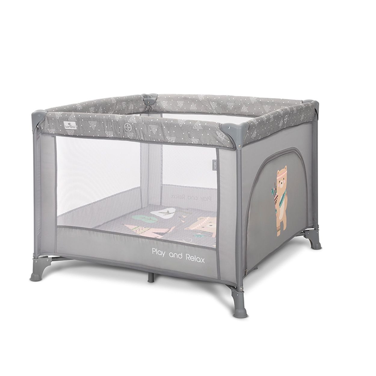 Lorelli Laufstall Reiselaufstall Play`n Relax, Matratze, Tragetasche, seitliche Öffnung