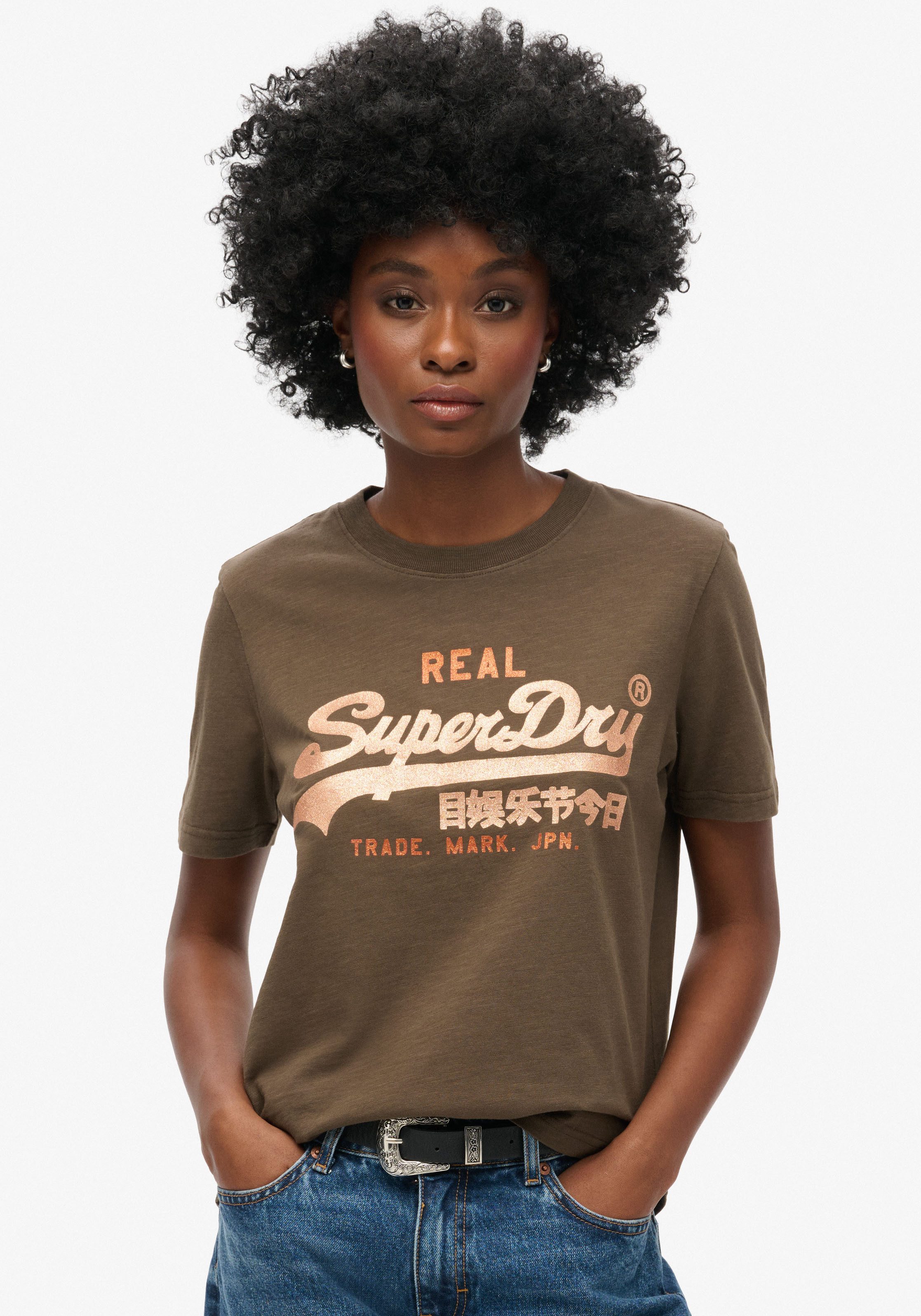 Superdry Print-Shirt EMBELLISHED VL GRAPHIC T günstig online kaufen