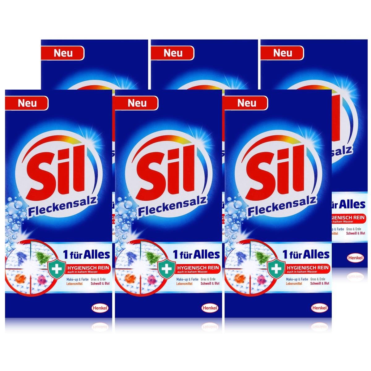 Sil Sil 1 für Всеs Hygienisch Rein Fleckensalz 500g-zur Zusatzbehandlung Fleckentferner