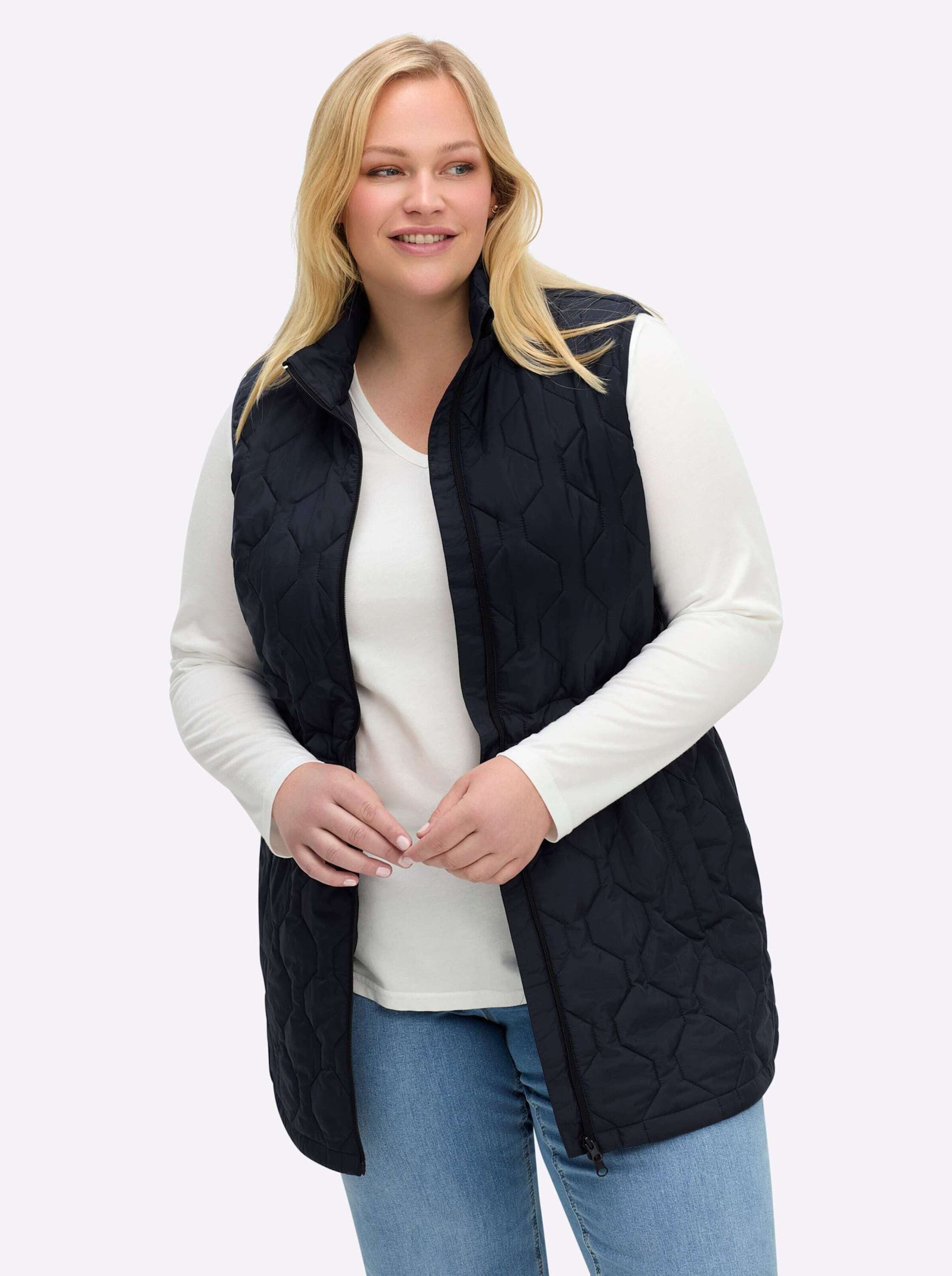 Sheego Jerseyweste Steppweste günstig online kaufen