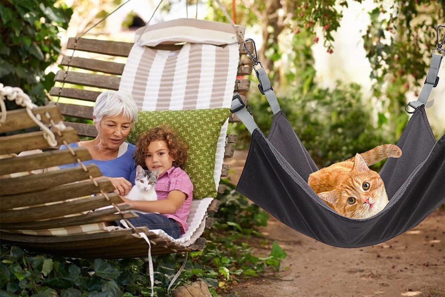 SinLaw Katzen-Hängematte Katzenhängematte, doppelseitiges Hängebett für kle günstig online kaufen