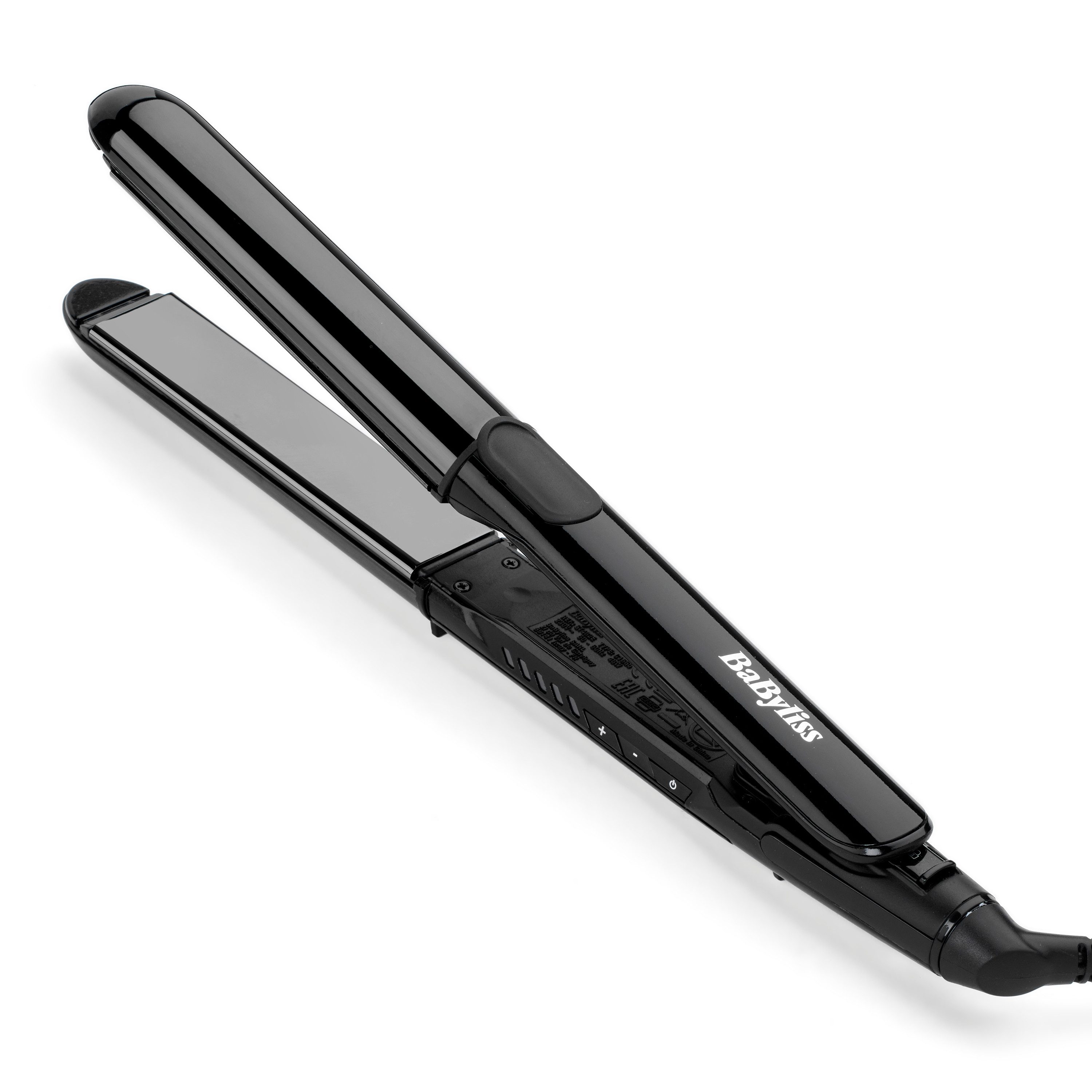 BaByliss Glätteisen Straight & Curl Glätteisen zum Glätten und Locken, ST486E Titan-Keramik, Titan-Keramikplatten, Ionen-Technologie, 5 Temperaturen