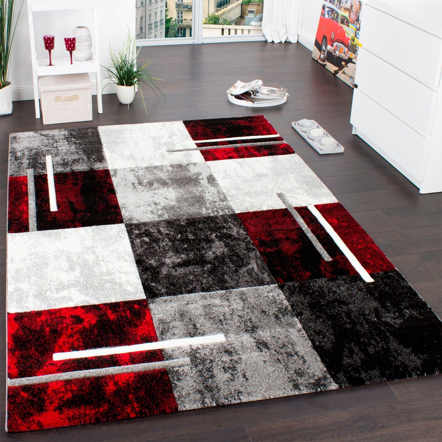 Paco Home Teppich Diamond 663, rechteckig, günstig online kaufen
