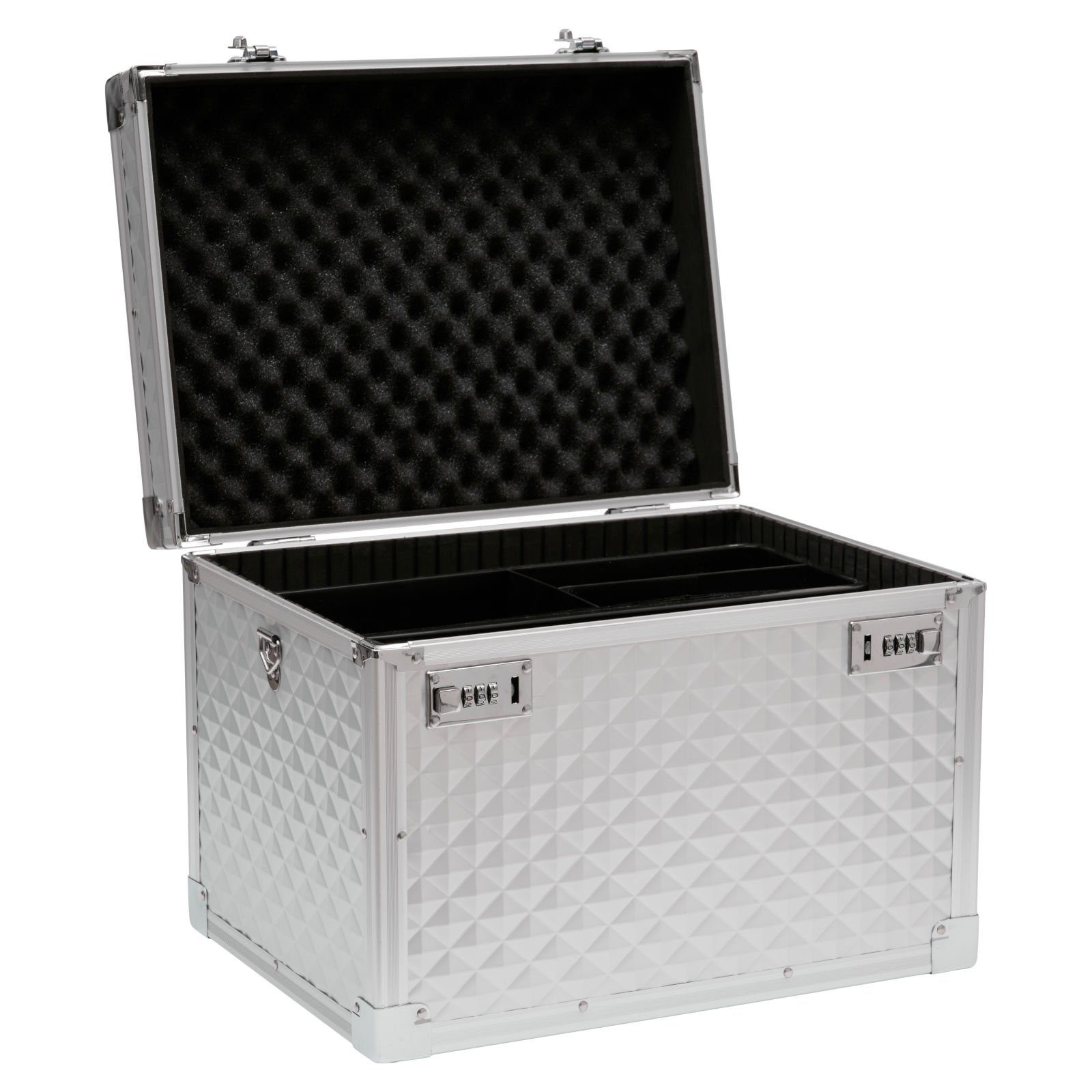 Horse Guard Putzzeug-Set Putzbox aus Aluminium in Metalloptik - silber