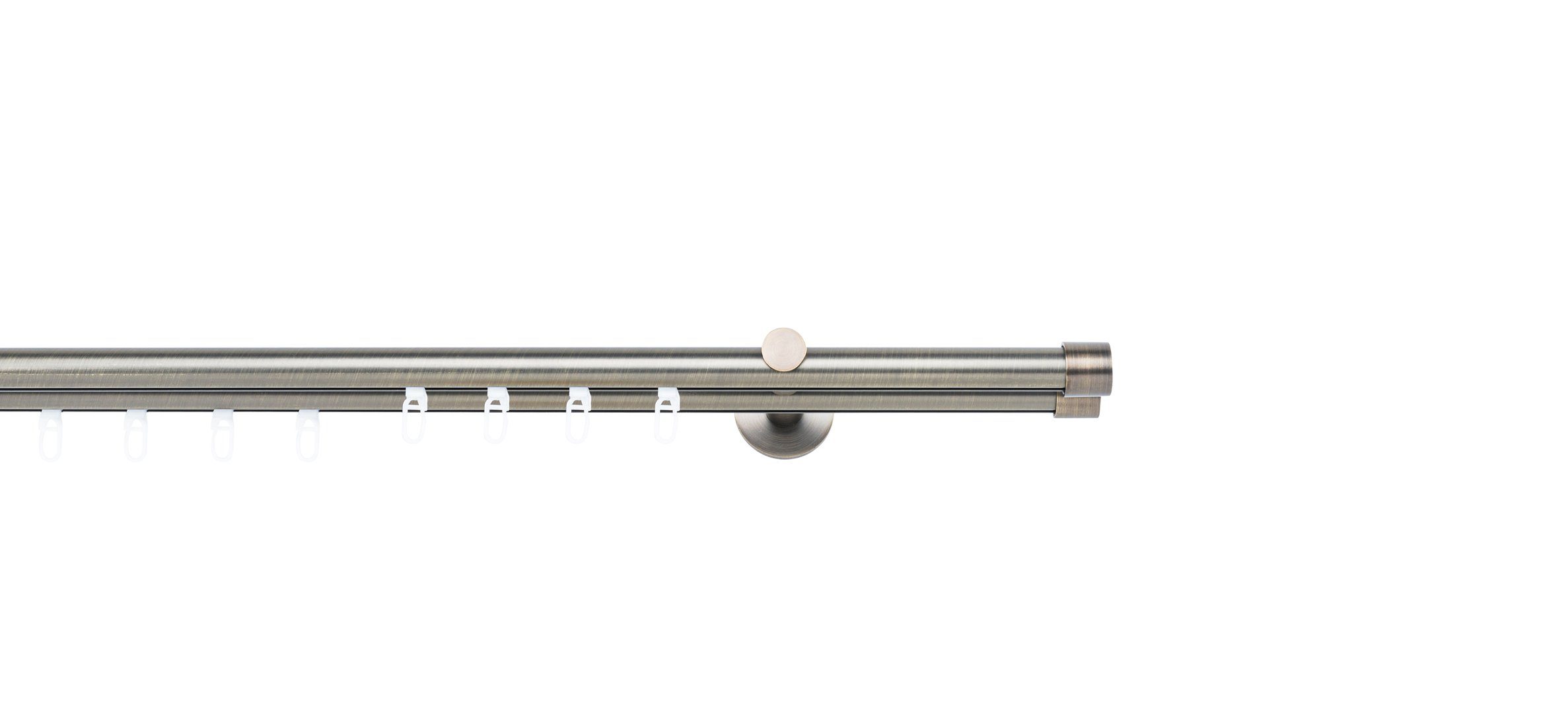 ondeco Gardinenstange Profil Wandabstand 12cm Kappe, günstig online kaufen