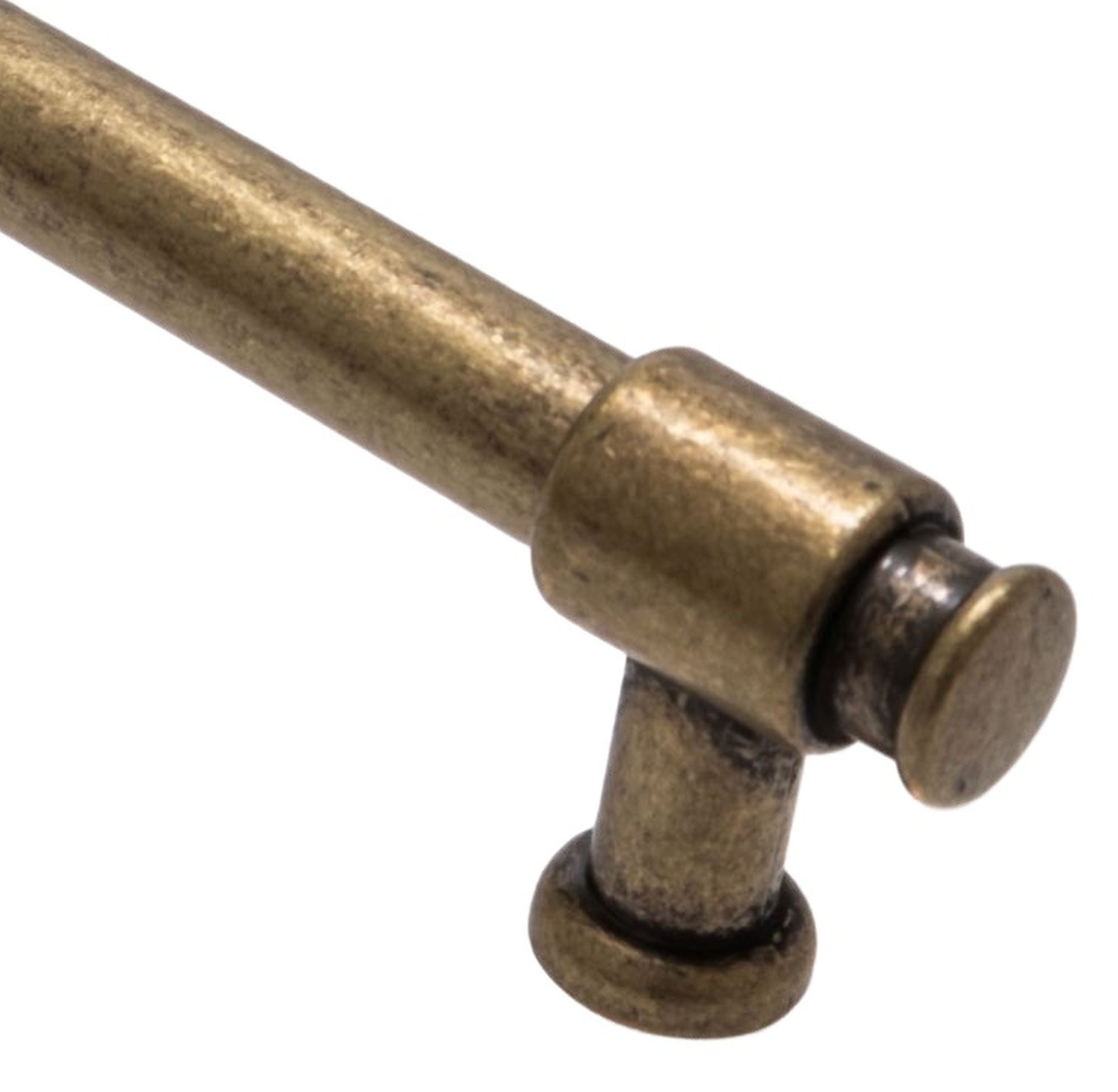 livingpoint24 Möbelgriff Möbelgriff BA 128-192mm Küchengriff Altmessing Griffe Messing brüniert (1-St., 18), Vintage