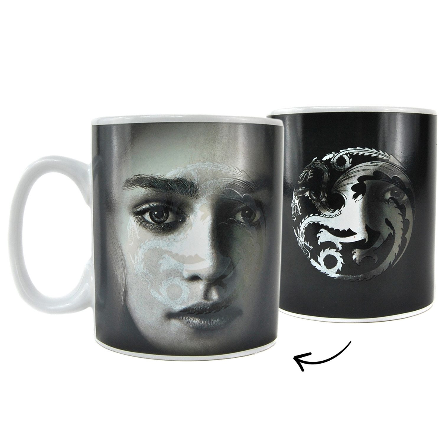 Half Moon Bay Tasse Game of Thrones Daenerys Targaryen Kaffeebecher mit Wärmeeffekt