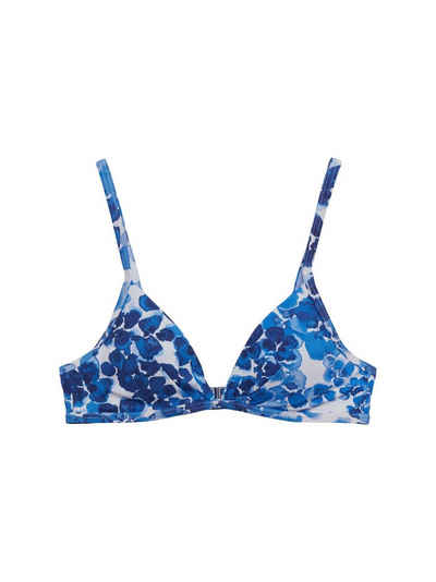 Esprit Triangel-Bikini-Top Recycelt: Wattiertes Triangel-Bikinitop mit Print