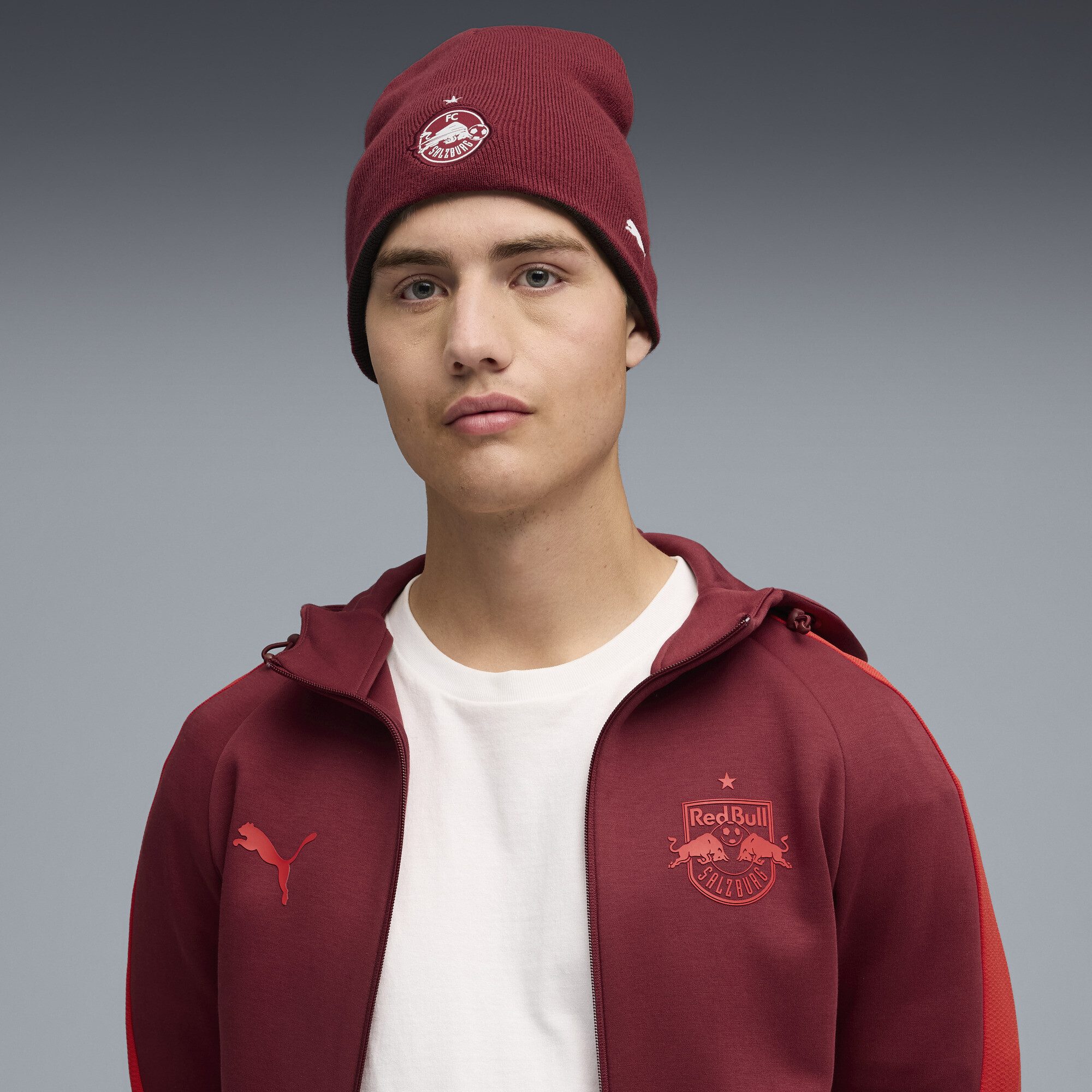 PUMA Beanie FC Red Bull Salzburg Wendbare Beanie Erwachsene