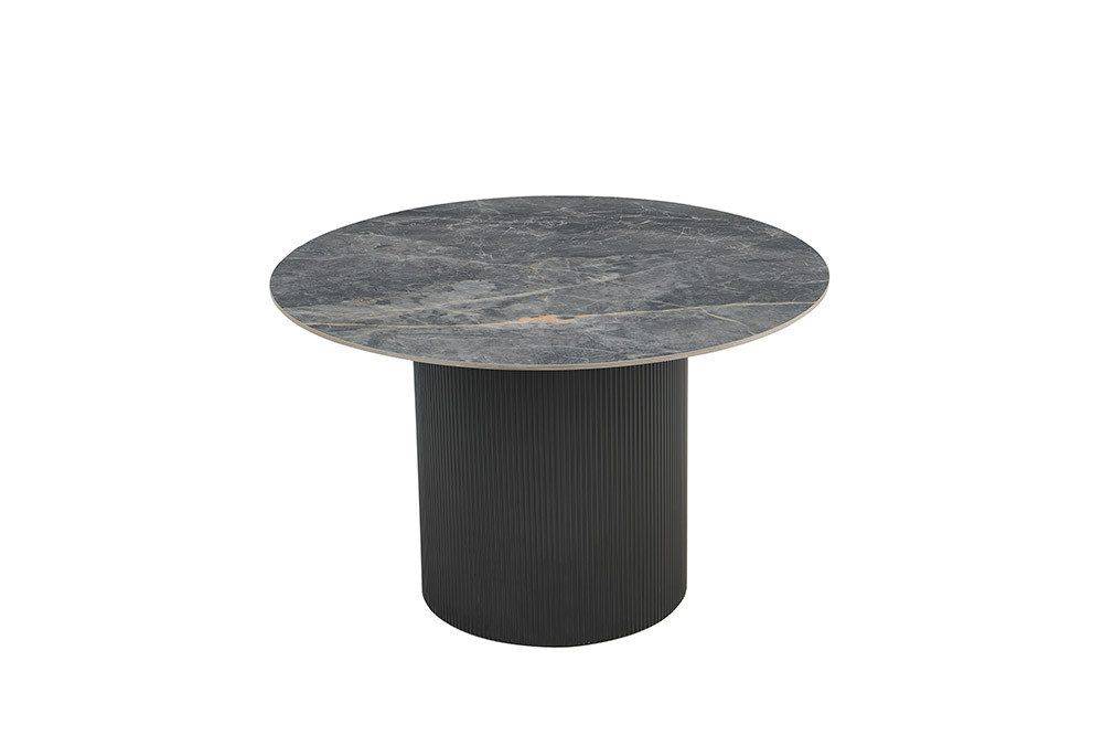 riess-ambiente Esstisch UNIQUE Ø120cm schwarz Keramik günstig online kaufen