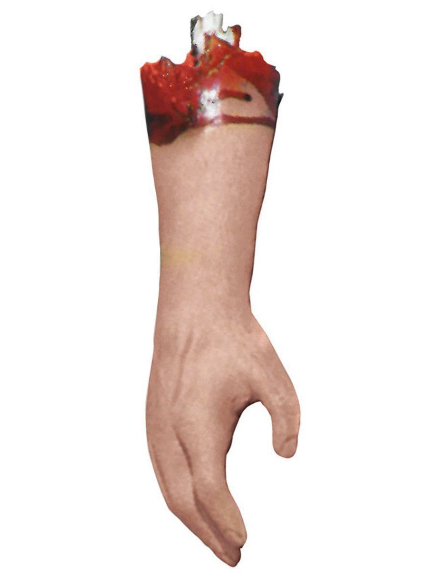 Metamorph Kostüm Schädel rot - Halloween Deko indoor Tischdeko, Grausige Deko für Halloween