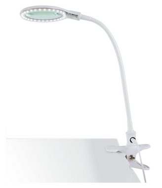 Showlite Lupenlampe LL-3036D Tisch-Lupenleuchte, 1,75-Facher Vergrößerung, LED fest integriert, Tageslichtweiß, Leselupe mit Licht für Senioren mit 3 Dioptrien