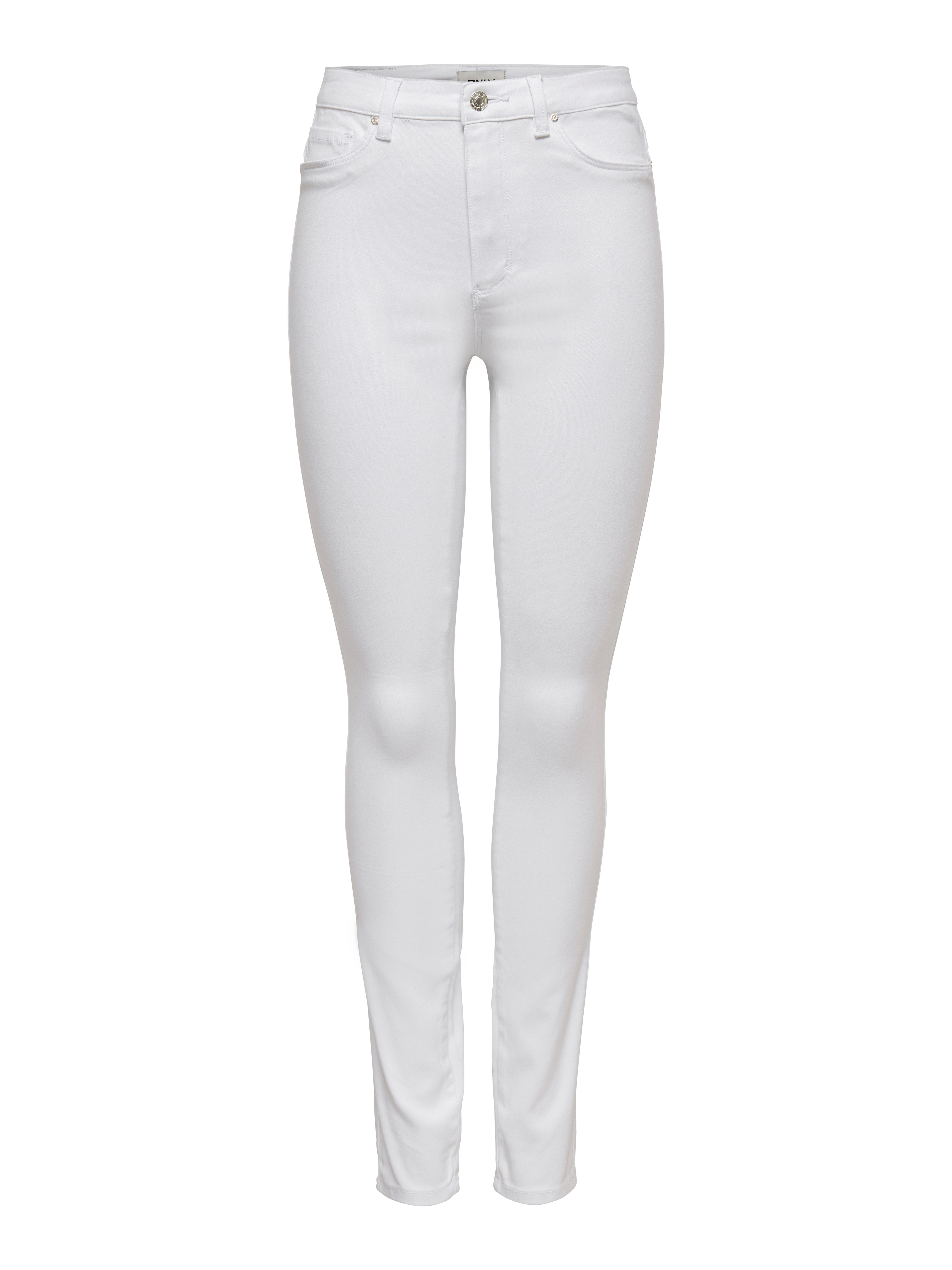 ONLY Skinny-fit-Jeans ONLROYAL – Stretch-Denim mit hohem Bund für optimalen Sitz unifarben, casual, skinny fit, Denim, Eingrifftaschen – Bild 5 von 5
