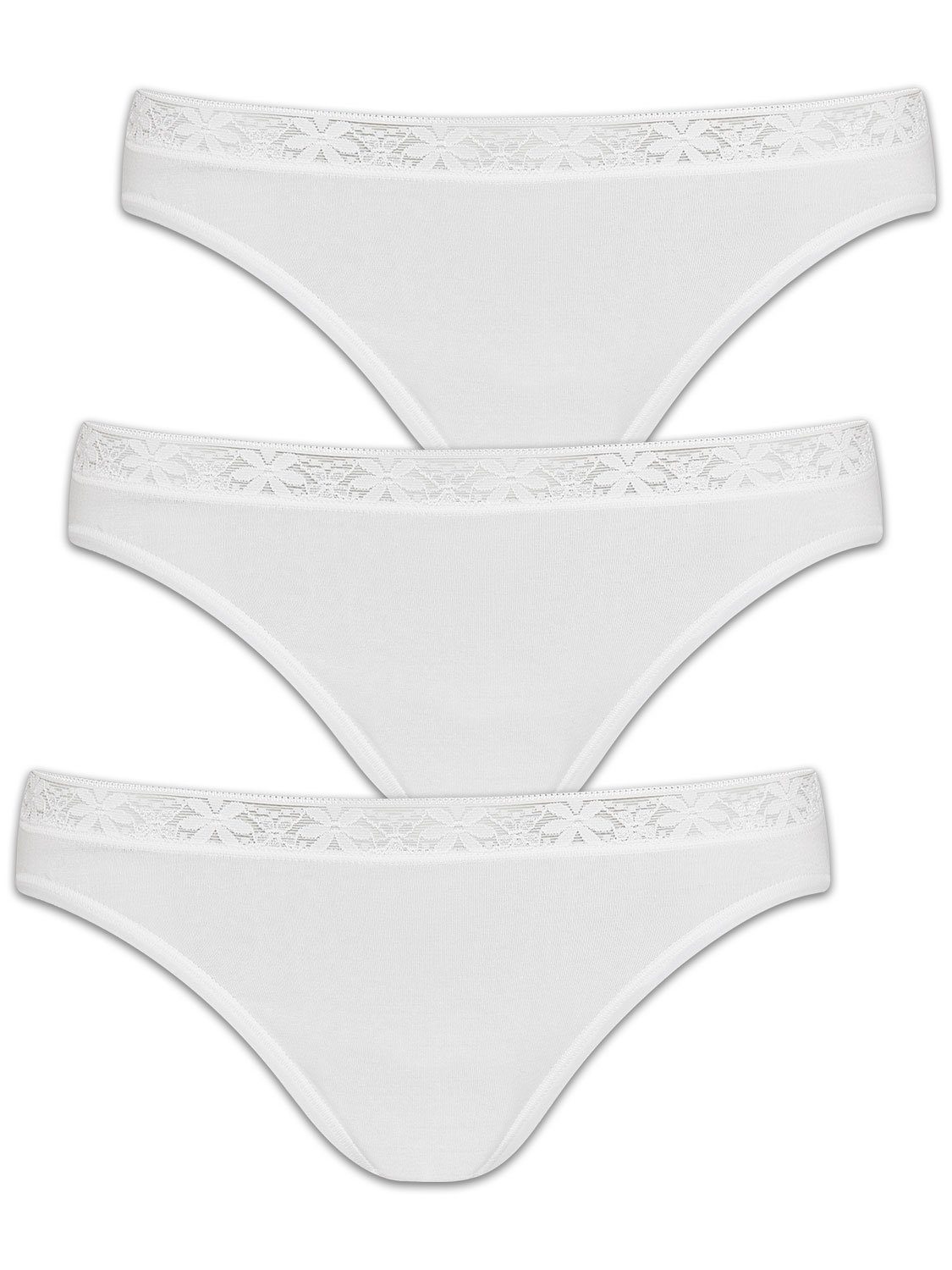 Pompadour Bikinislip »Damen BikiniSlip 3er Pack« (Packung, 3-St) Zwickel  online kaufen | OTTO