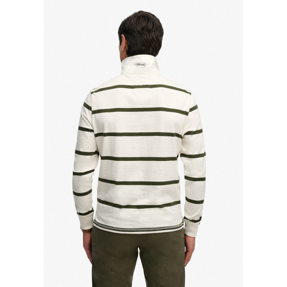 Superdry Sweatshirt Vintage Athletic Stripe Rugby Herren Pullover, Shirt, Sweater, Langarmshirt, Dress