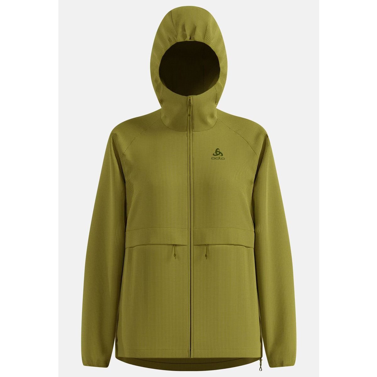 Odlo Windbreaker The Essentials Windbreaker Hooded Jacket Federleichte, winddichte Jacke aus recyceltem Material, ideal für