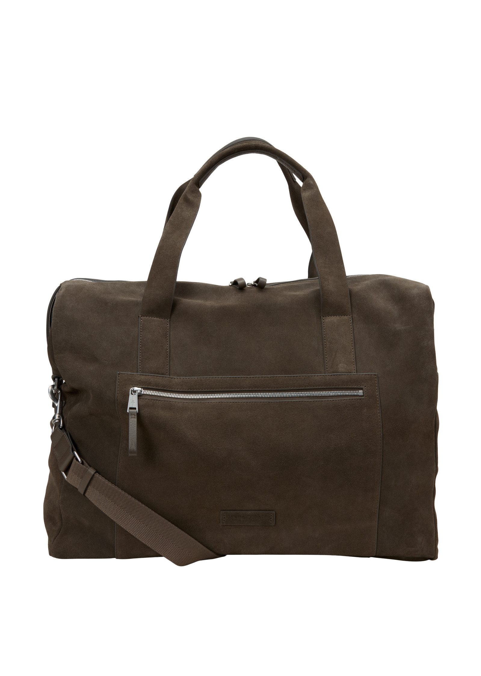 Marc O'Polo Weekender aus softem Veloursleder