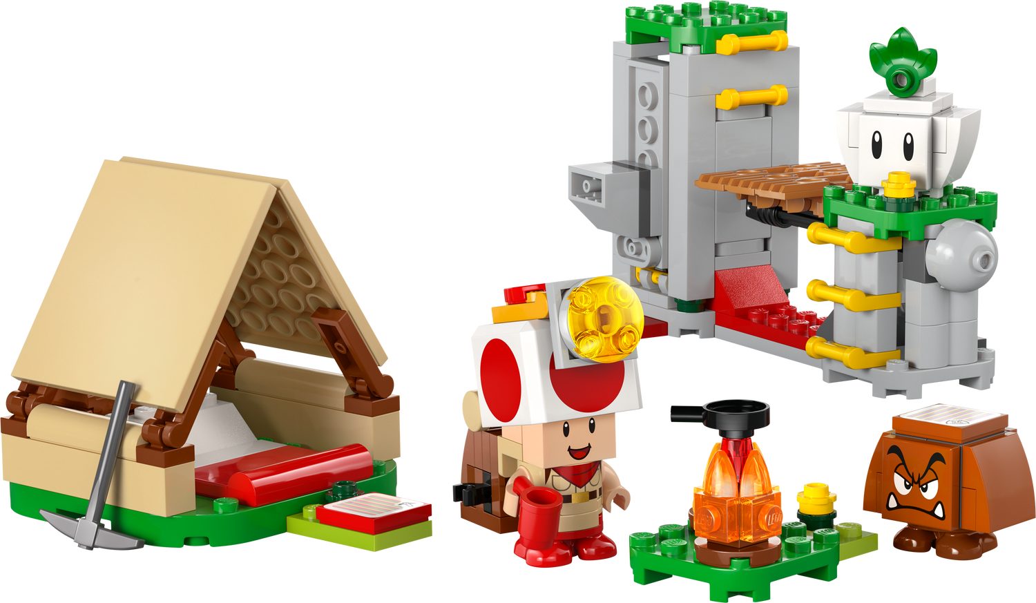 Super Mario 72040 Kapitän Toad-Camp Spielbausteine