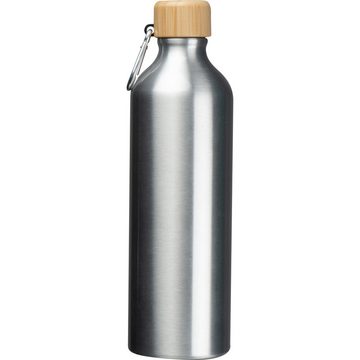 Livepac Office Trinkflasche Trinkflasche aus recyceltem Aluminium mit Karabiner / 750 ml / Farbe: