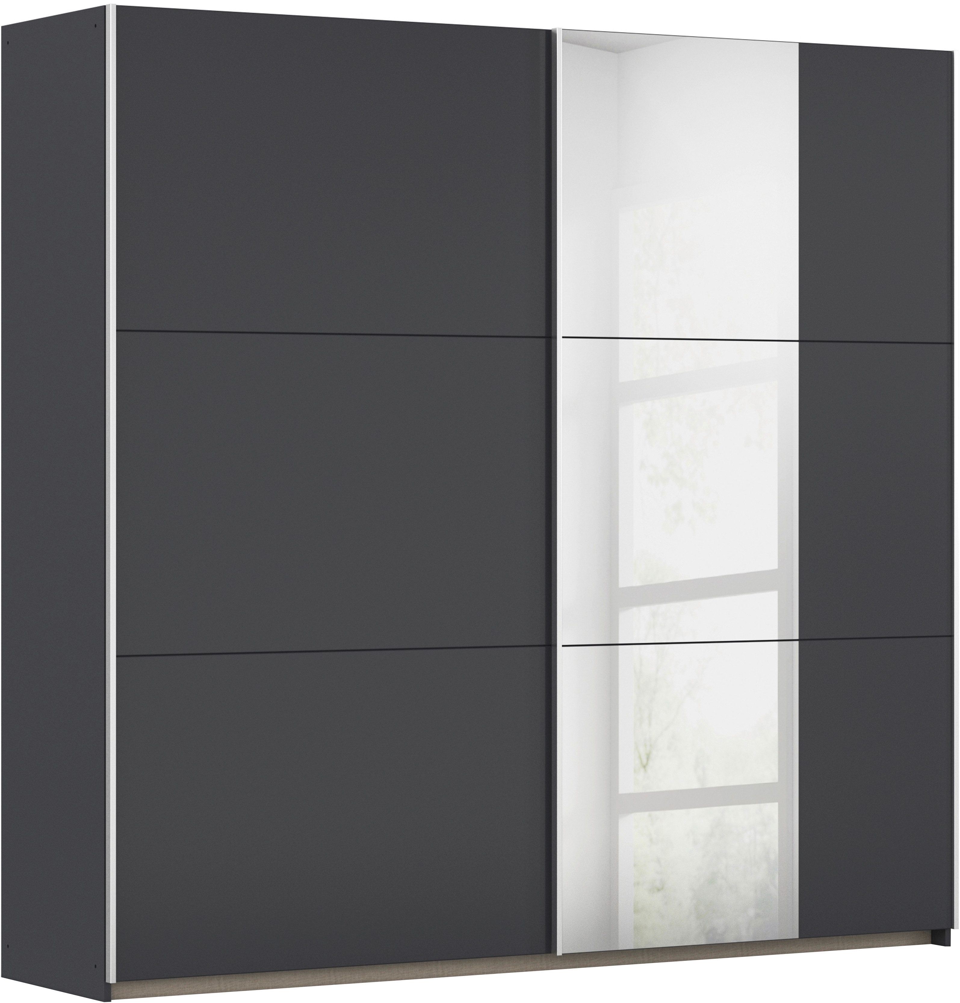 rauch Schwebetürenschrank Kleiderschrank Schrank Garderobe AURELIO (3 Ausstattungen BASIC/CLASSIC/PREMIUM (inkl. SOFT-CLOSE-FUNKTION) zeitloses Design, viele Farben, Breiten 175/218/261 cm MADE IN GERMANY